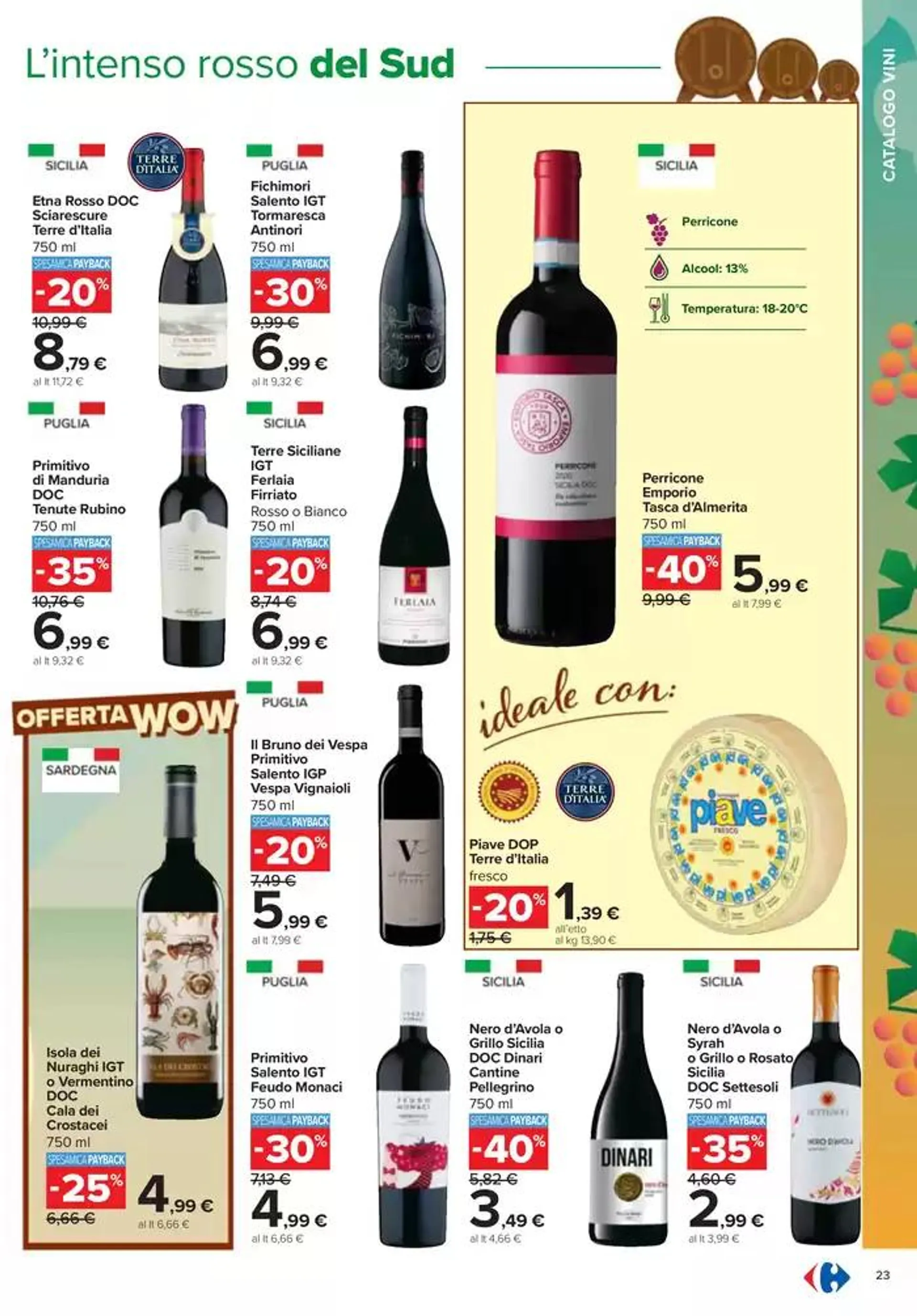 Catalogo vini da 7 ottobre a 10 novembre di 2024 - Pagina del volantino 23