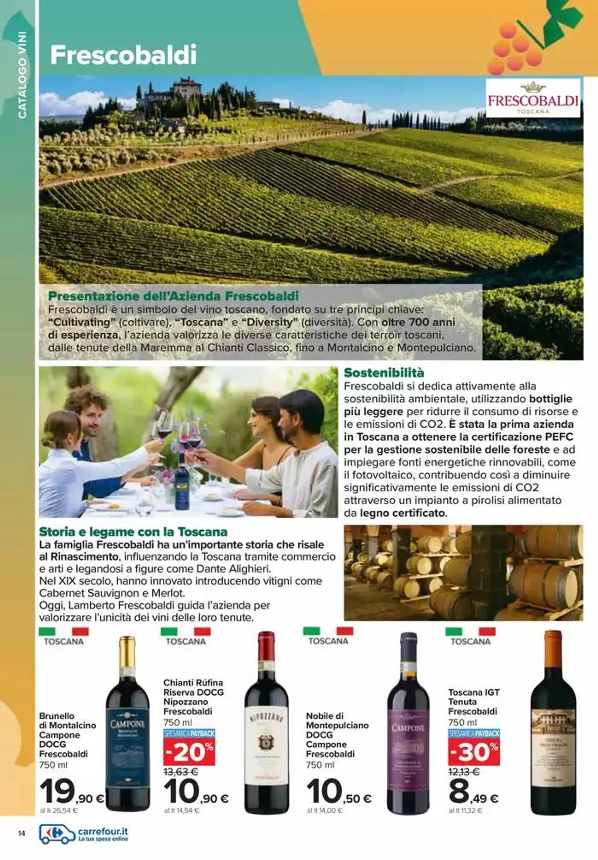 Catalogo vini da 7 ottobre a 10 novembre di 2024 - Pagina del volantino 14