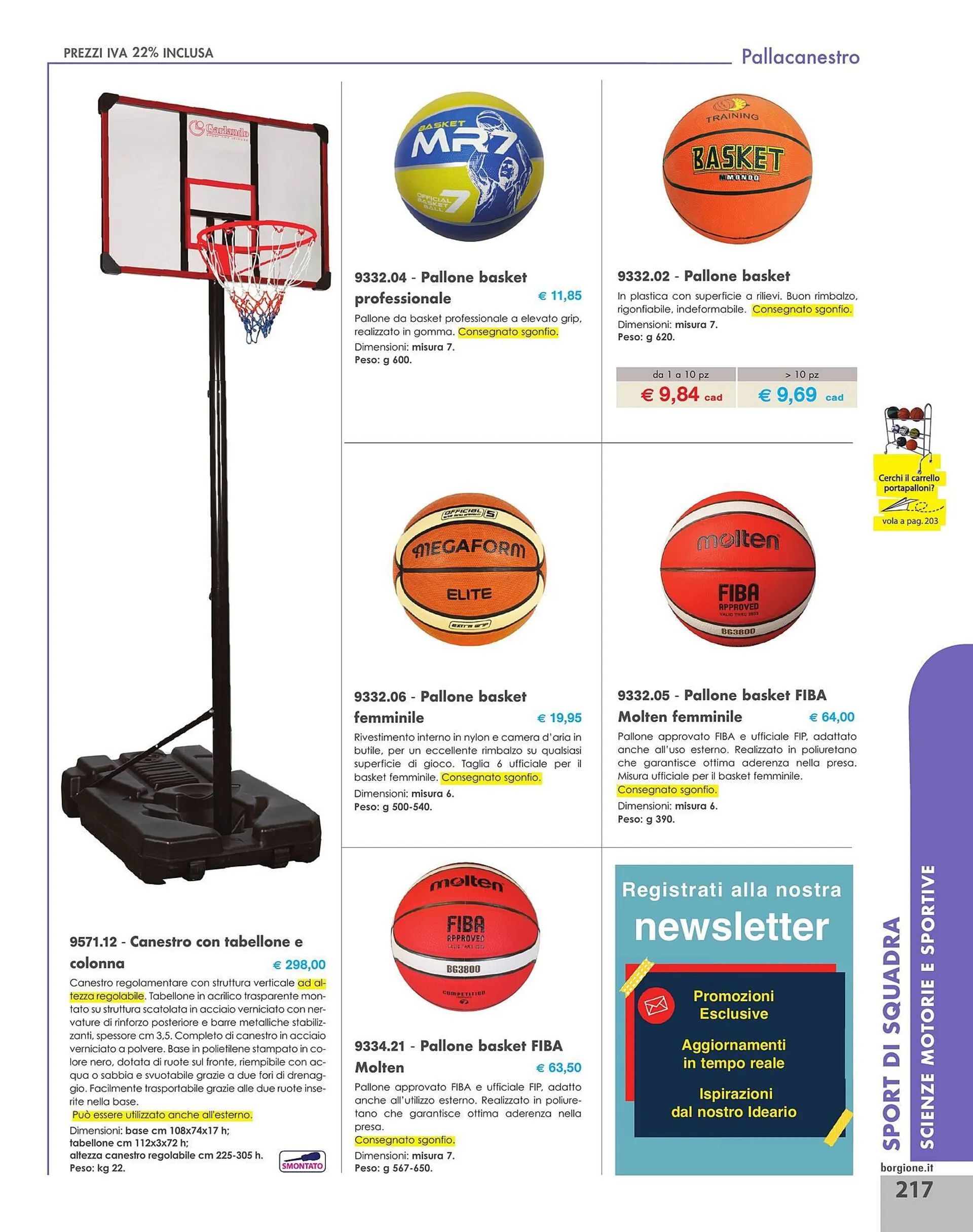 Volantino Borgione Sport da 31 dicembre a 31 dicembre di 2025 - Pagina del volantino 217