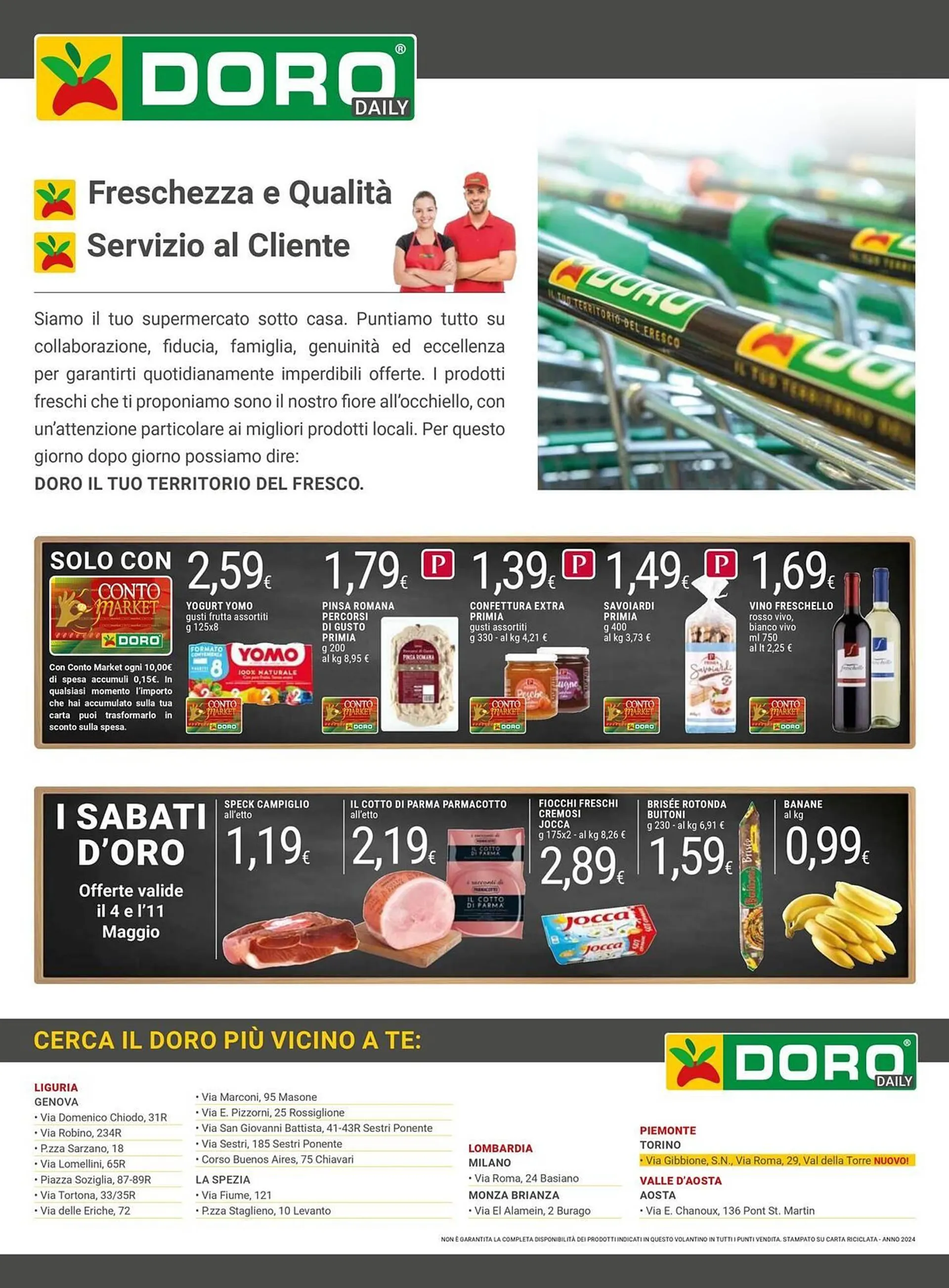 Volantino Doro Daily da 30 aprile a 12 maggio di 2024 - Pagina del volantino 8