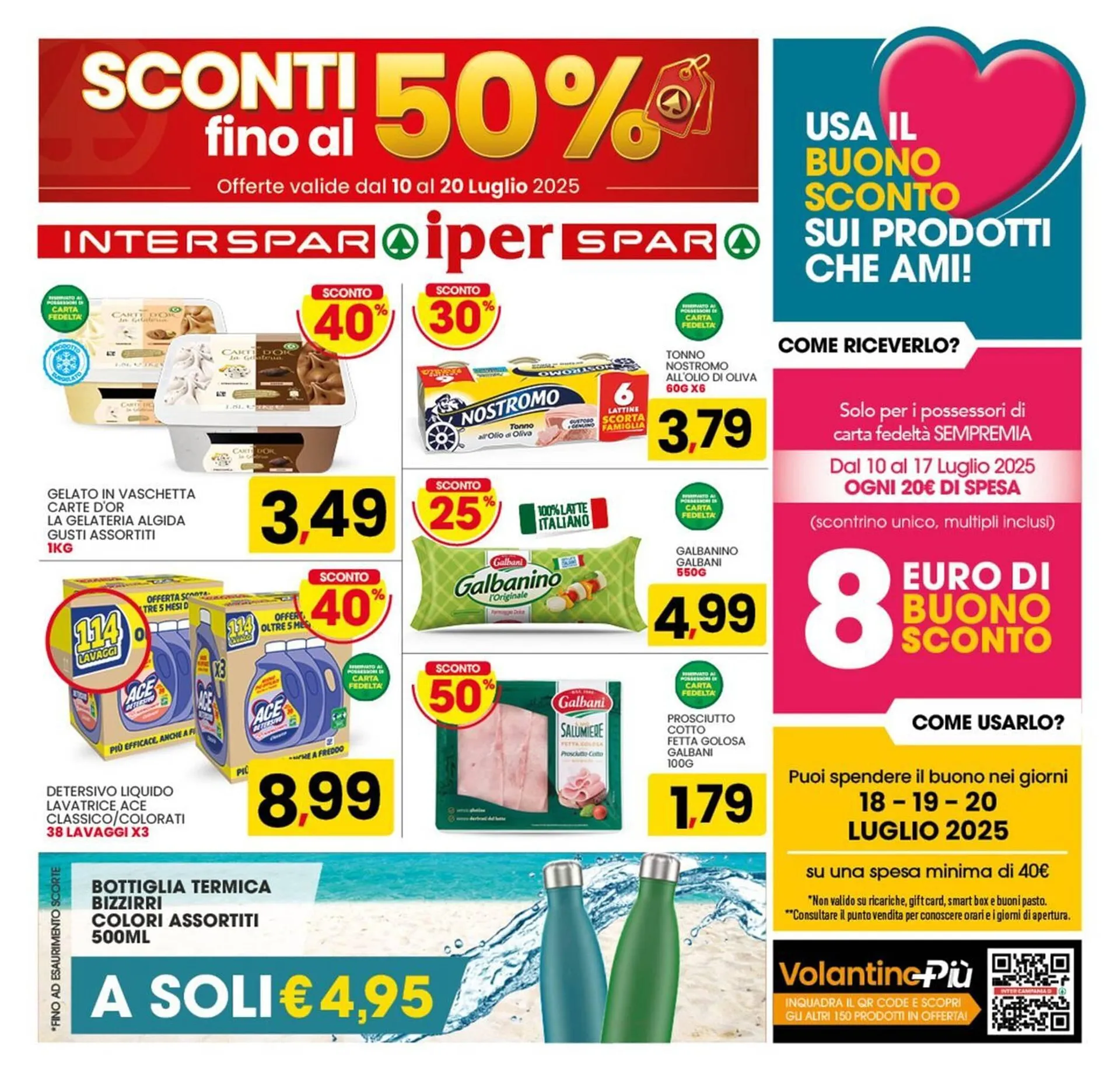 Volantino Iperspar da 10 luglio a 20 luglio di 2025 - Pagina del volantino 1