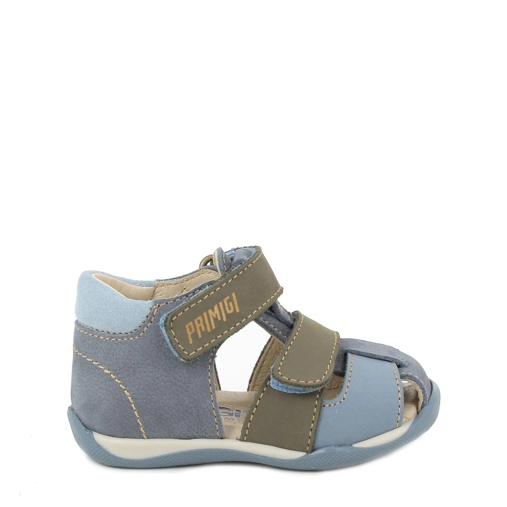 Sandali in pelle da bambino avio-militare