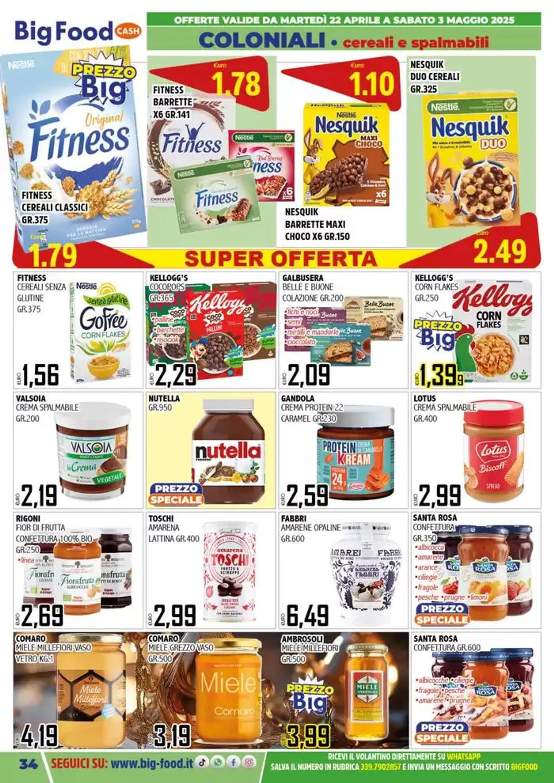 Mega Offerte  da 22 aprile a 3 maggio di 2025 - Pagina del volantino 34