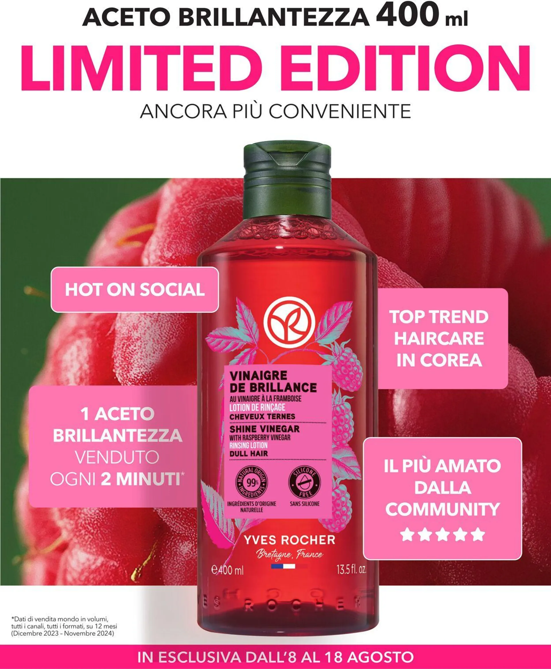 Yves Rocher Volantino attuale da 8 agosto a 18 agosto di 2025 - Pagina del volantino 1
