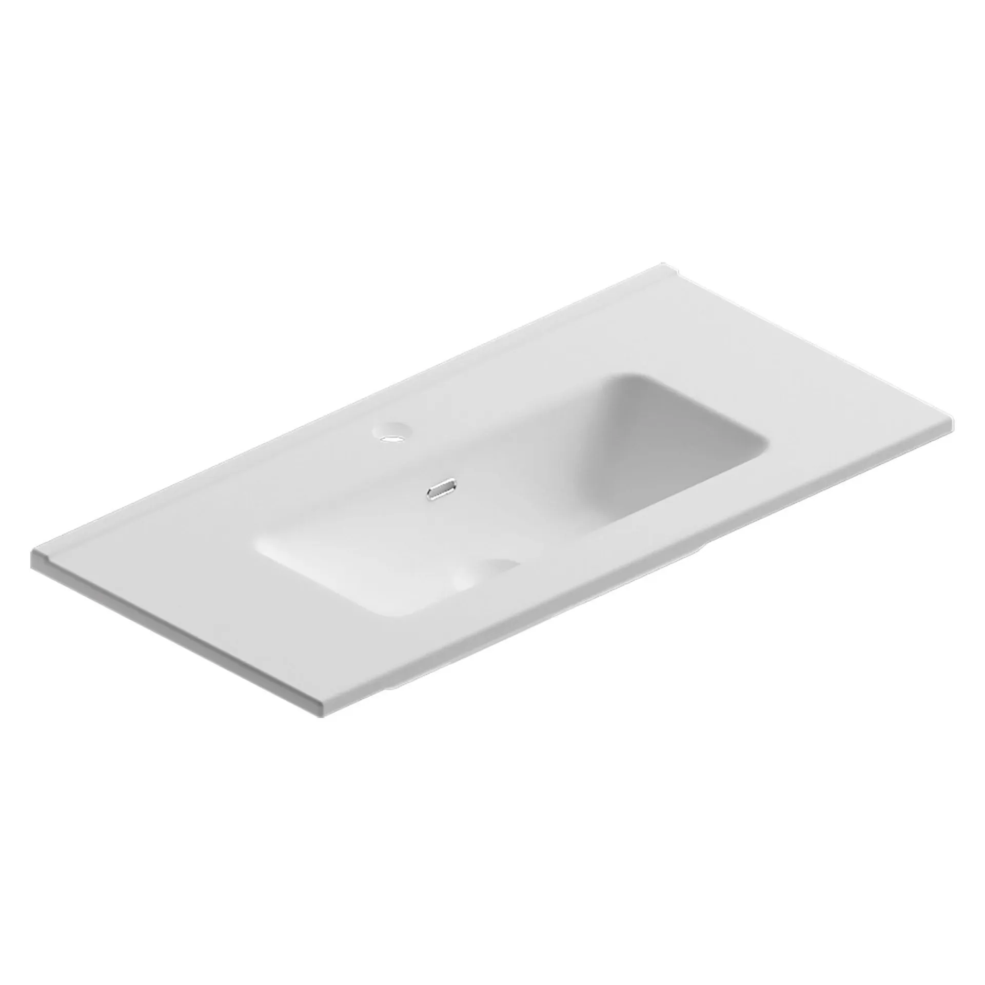 LAVABO DA INCASSO MODUL IN CERAMICA BIANCO 1 VASCA 81x1,6x39 cm (LxHxP)