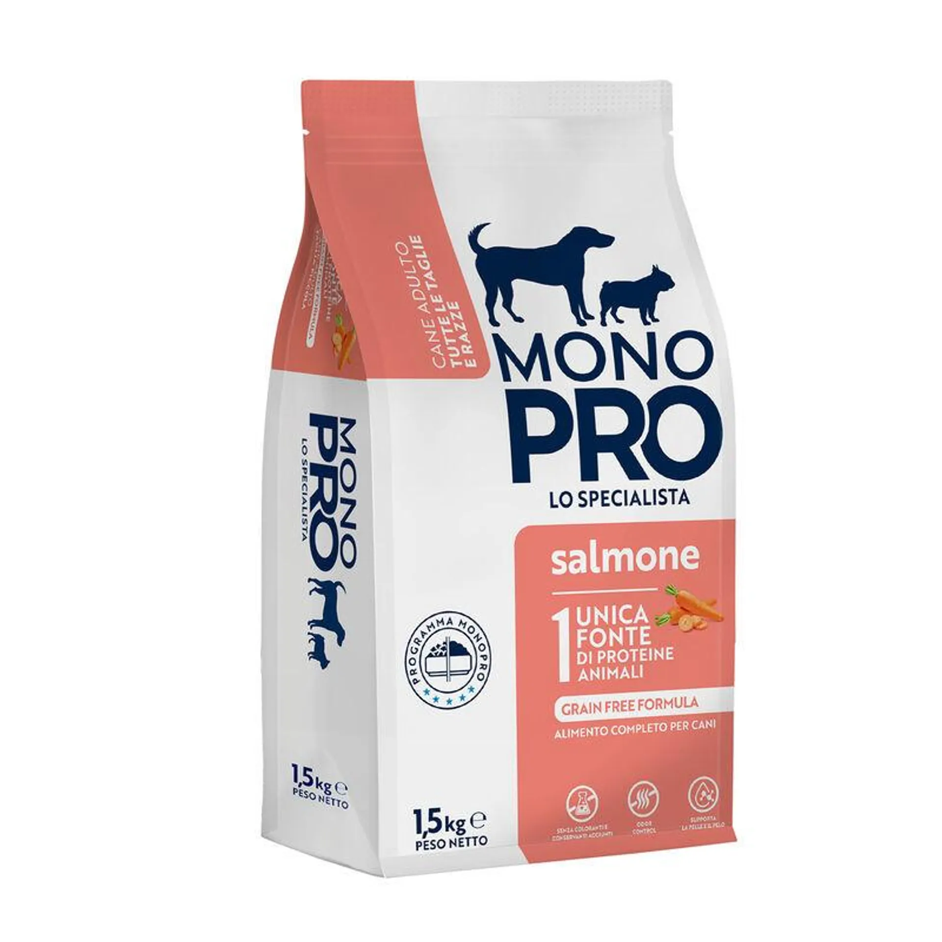 Monopro Dog All breeds Salmone 1,5 kg