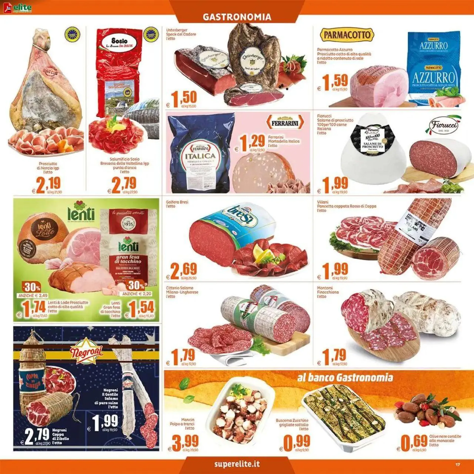 Volantino Elite Supermercati da 3 ottobre a 16 ottobre di 2024 - Pagina del volantino 17