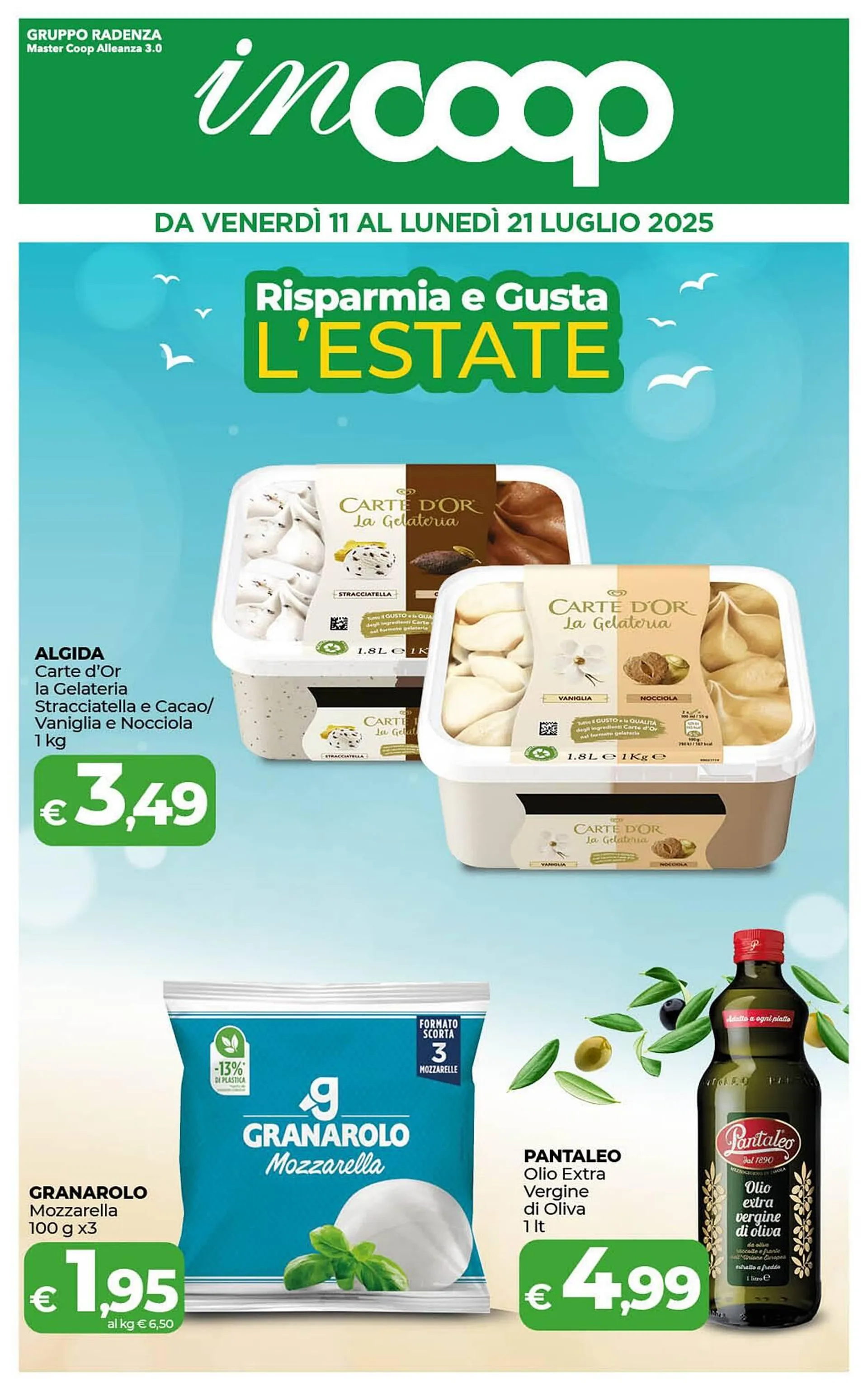 Volantino In Coop da 11 luglio a 21 luglio di 2025 - Pagina del volantino 1