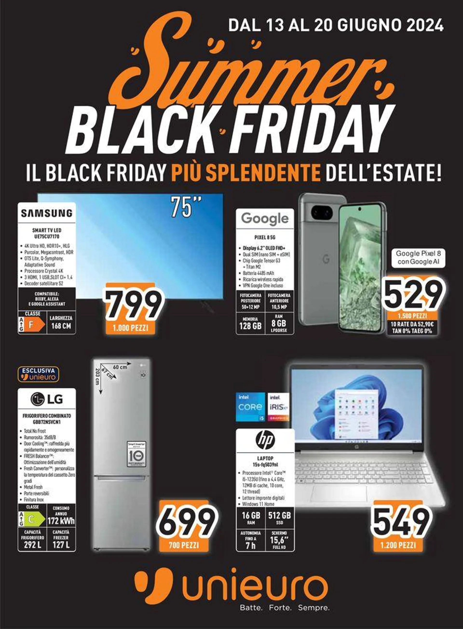 Summer Black Friday! da 13 giugno a 20 giugno di 2024 - Pagina del volantino 1