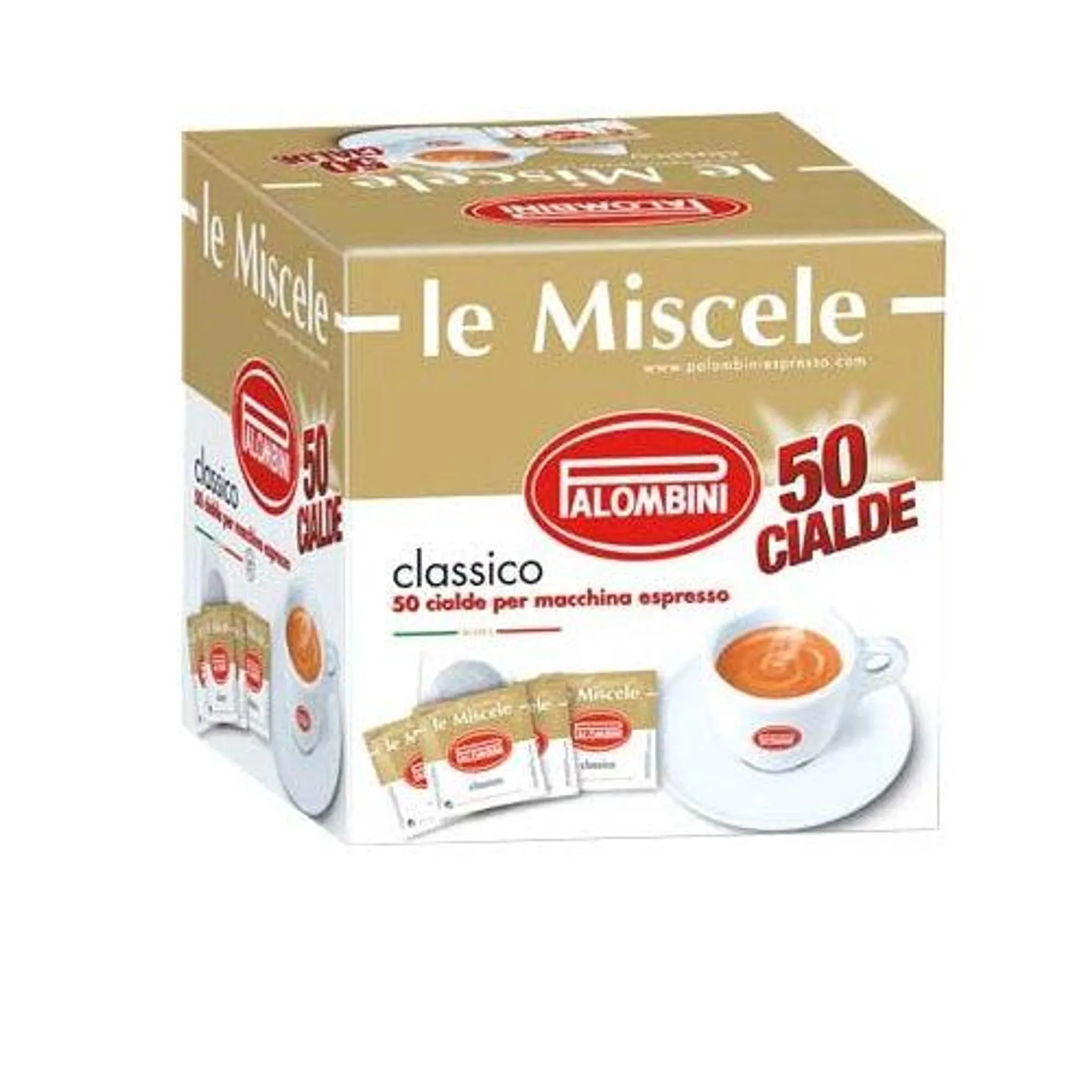 Caffe_ 50 Pz Classiche Cialde Palombini