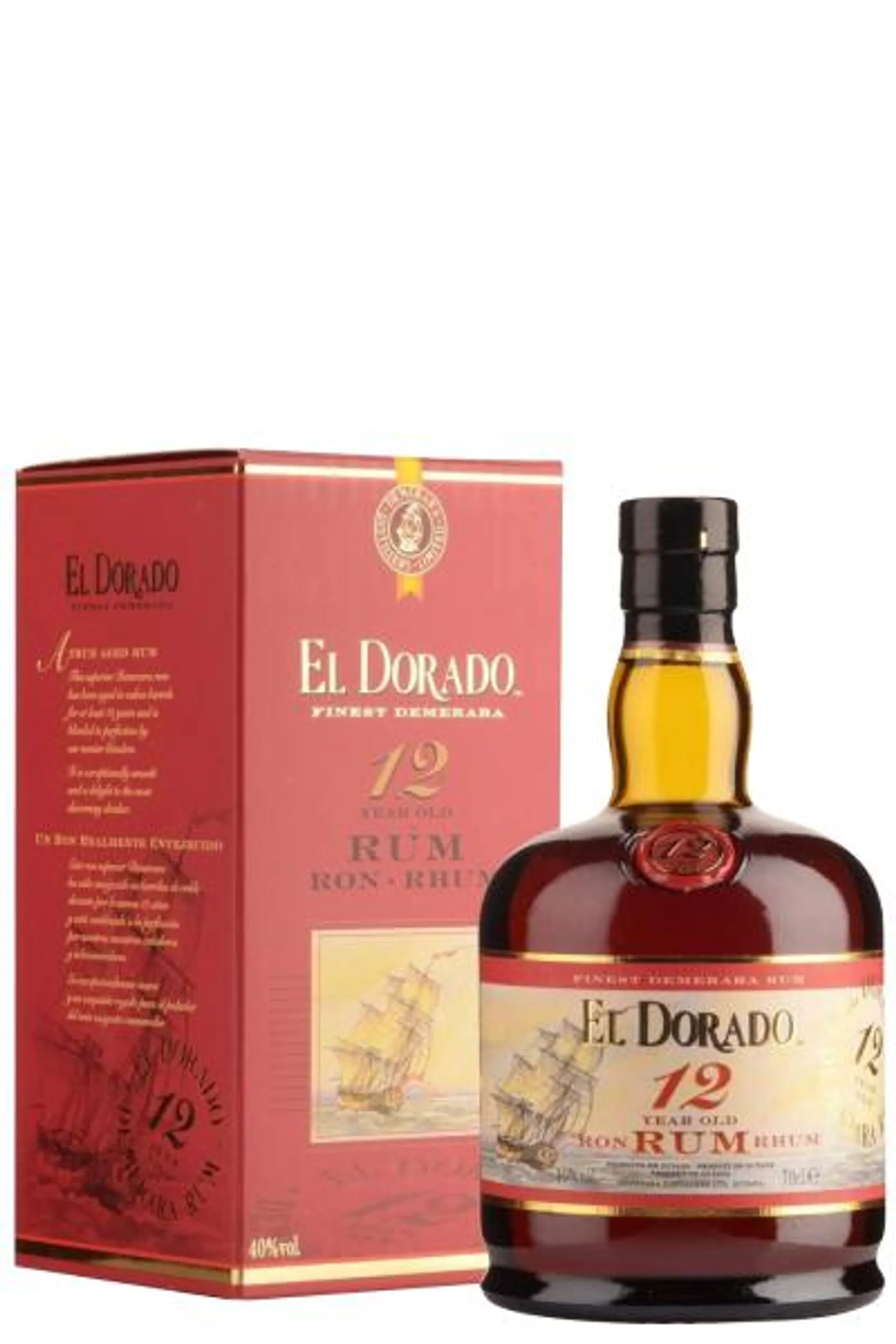 Rum 12 Anni El Dorado 70cl (Astucciato)