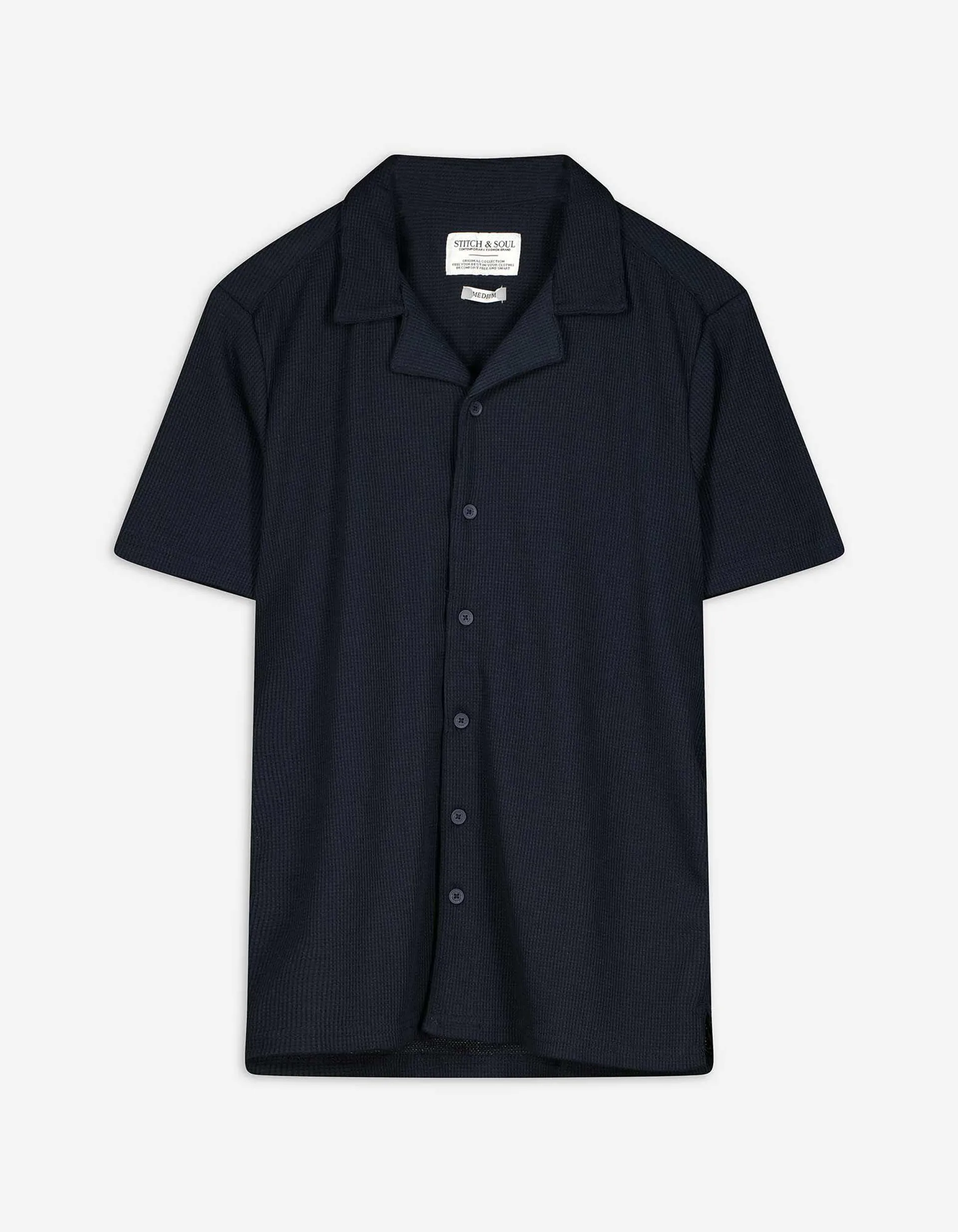 Camicia - Tinta unita - blu scuro