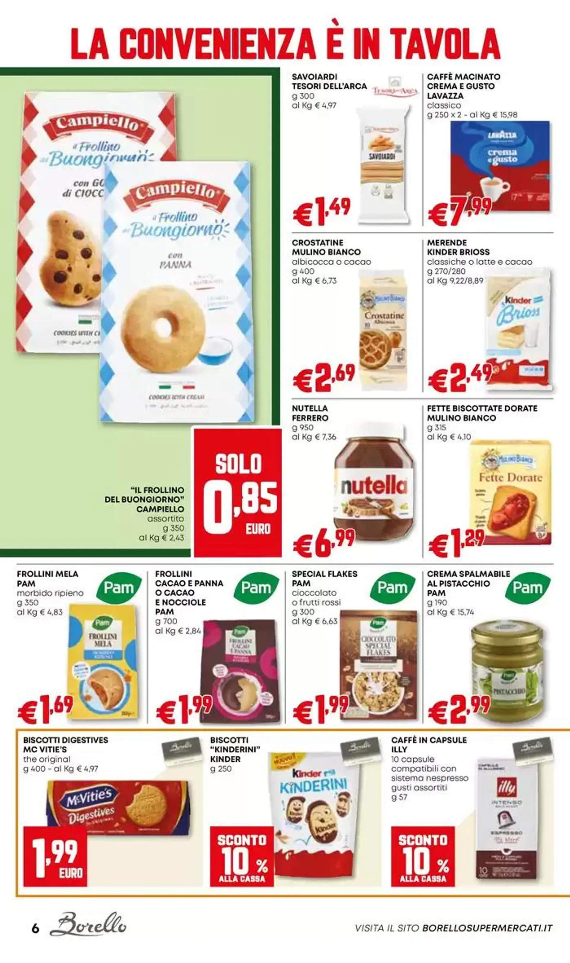 Pasqua con noi da 3 aprile a 21 aprile di 2025 - Pagina del volantino 6