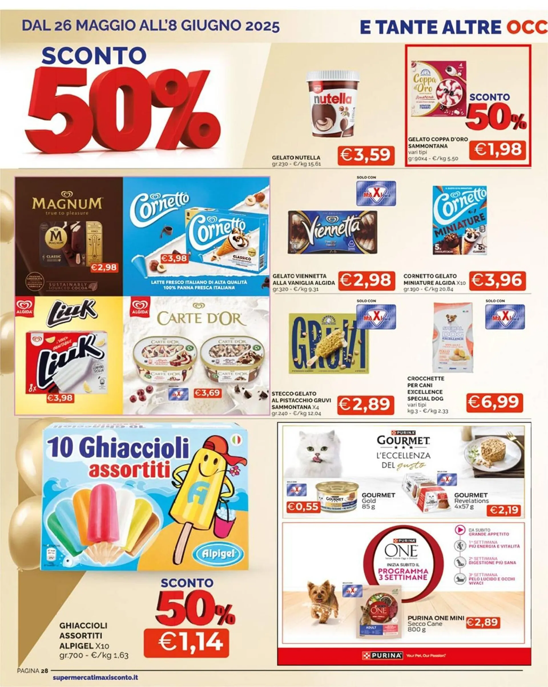 Volantino Maxisconto da 26 maggio a 8 giugno di 2025 - Pagina del volantino 28
