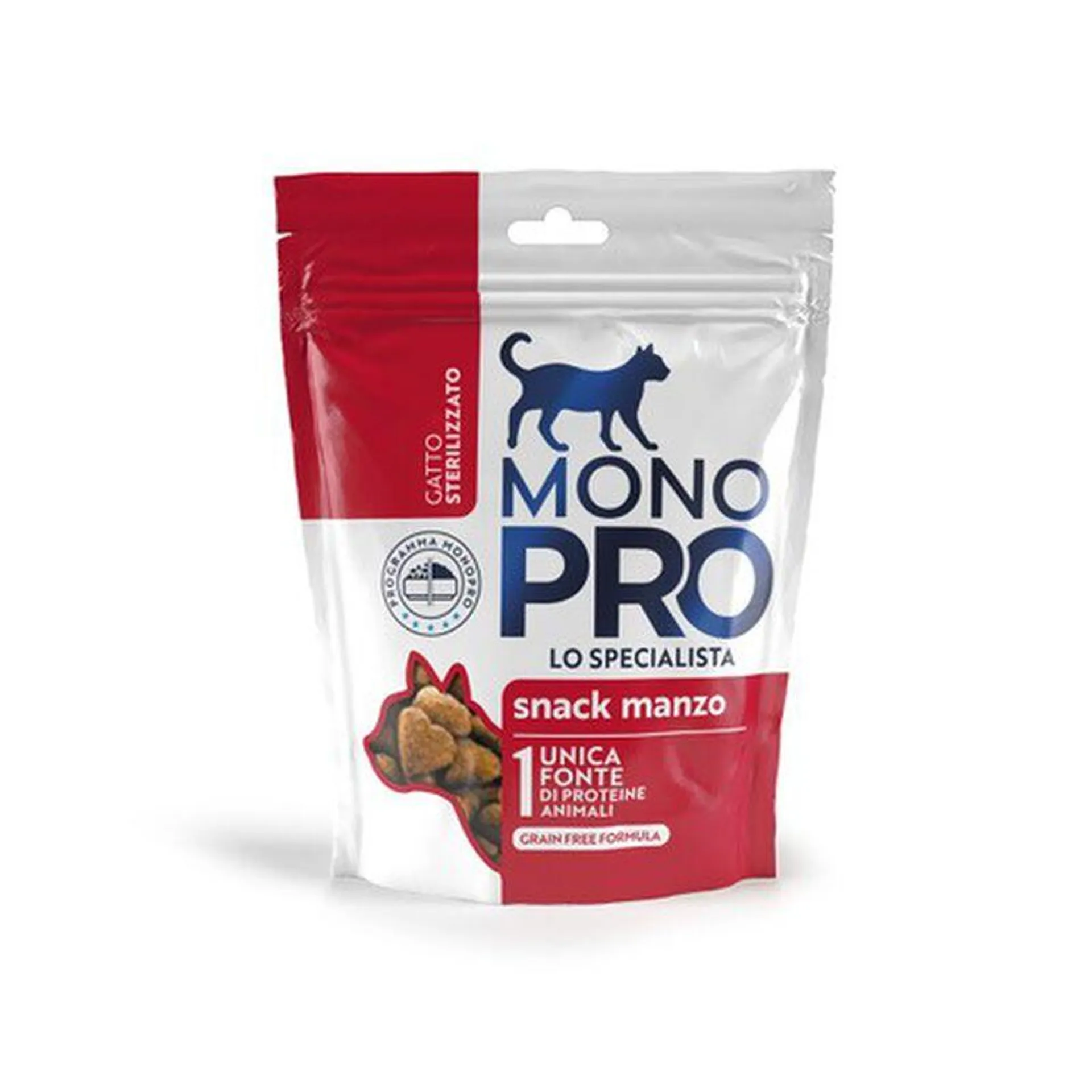 Monopro Cat Sterilised Snack Manzo 50gr