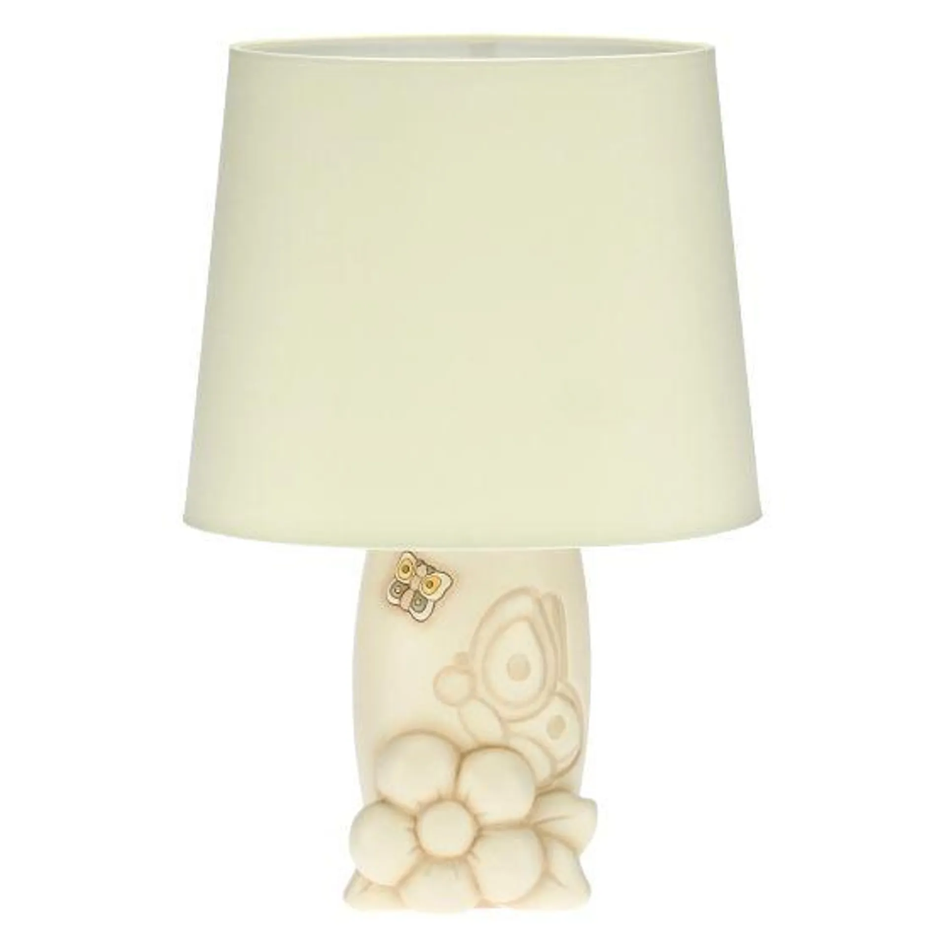 Lampada da tavolo Elegance con fiore e farfalle grande