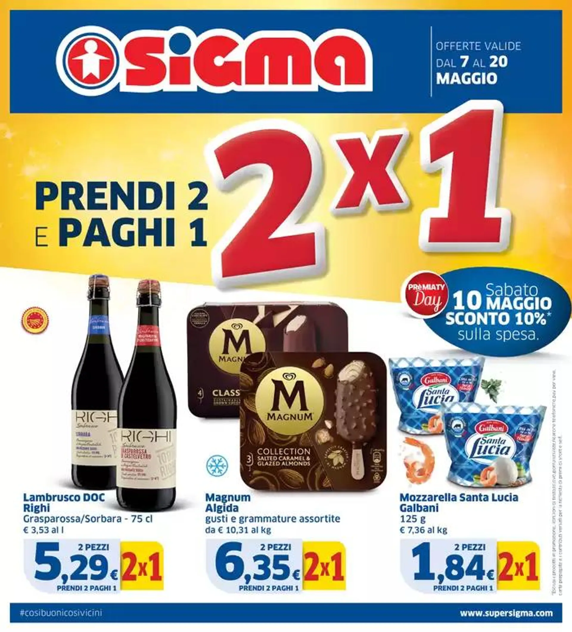 2x1 Prendi 2 e paghi 1 da 7 maggio a 20 maggio di 2025 - Pagina del volantino 1