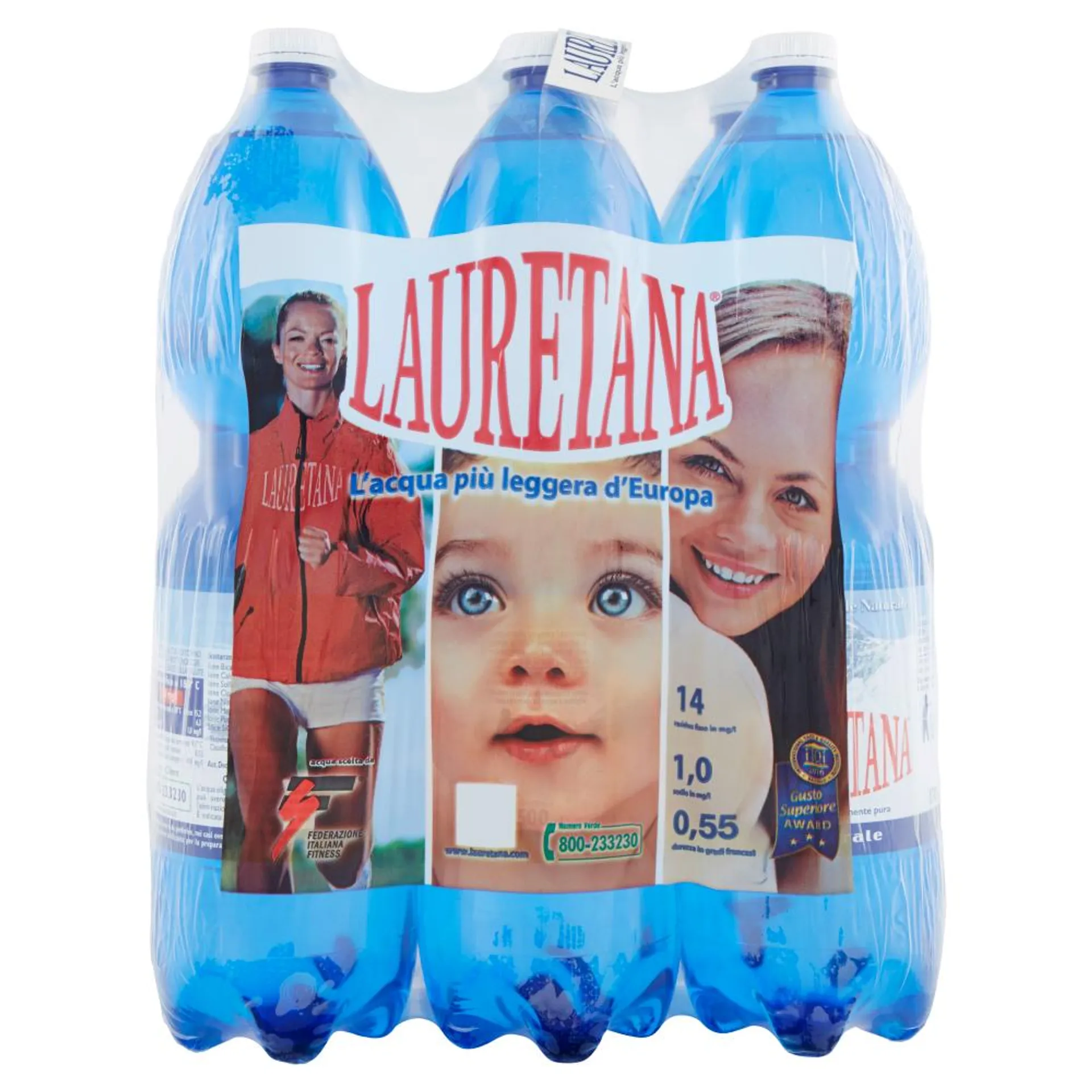 Lauretana naturale 6 x 1500 ml