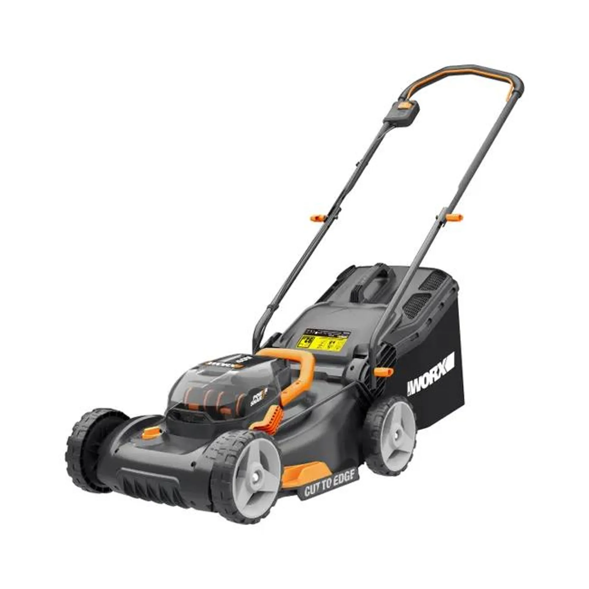 Tagliaerba a batteria a velocità non regolabile (trainato a comando) WORX WG779E.1 40V L 40 cm, 2 batterie incluse