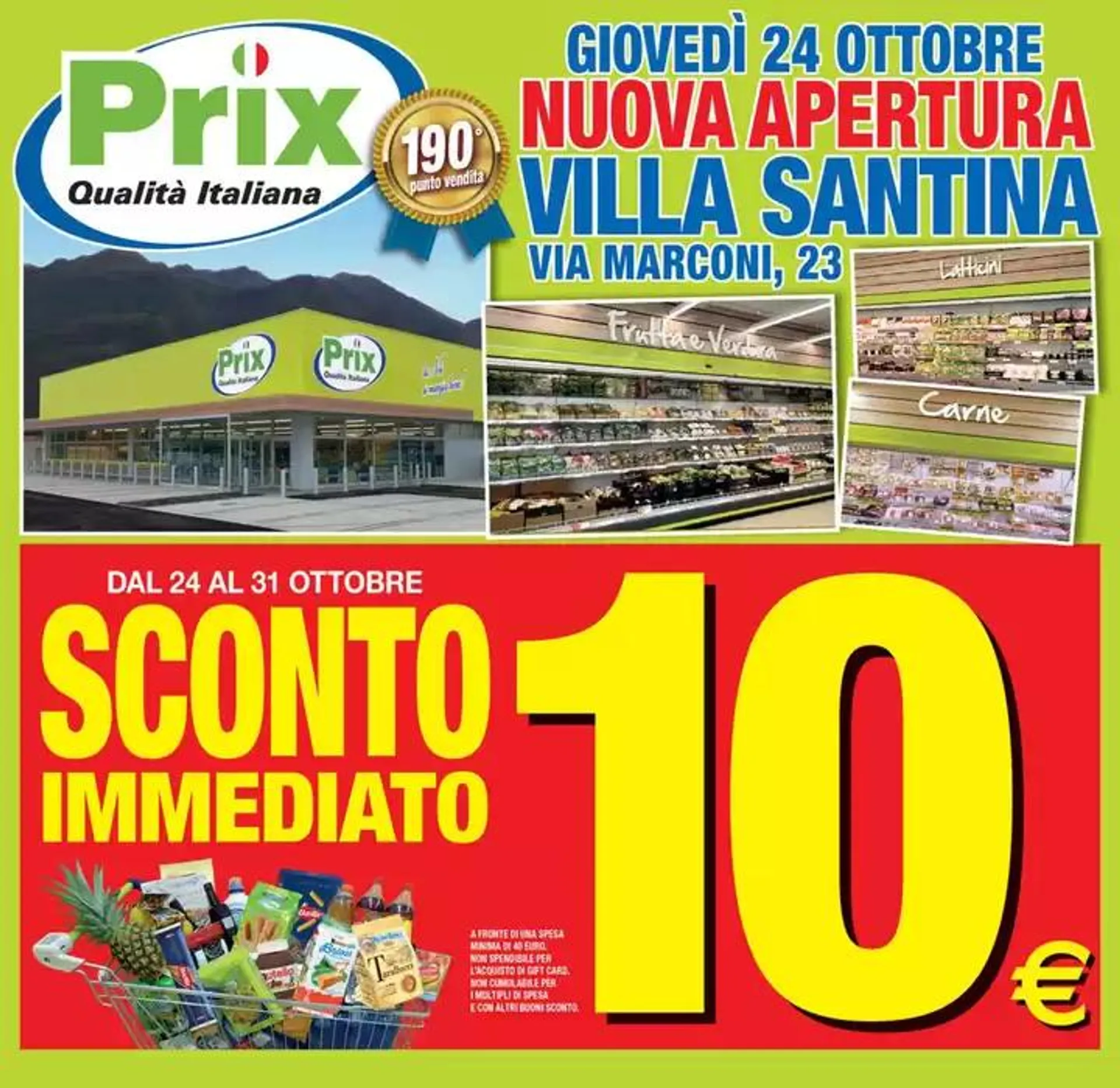 Sconto immediato 10€ - 1