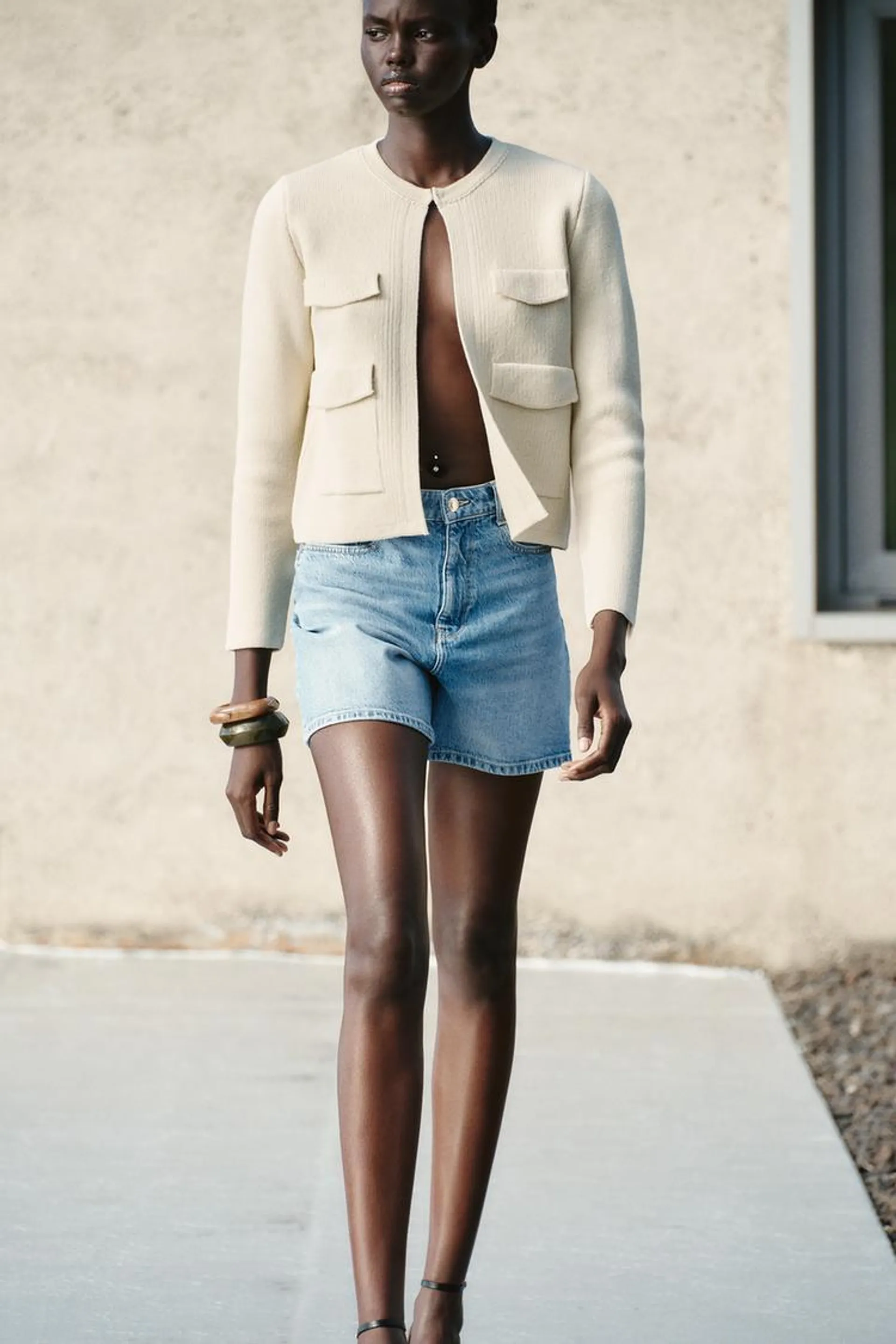 CARDIGAN IN MAGLIA CON TASCHE