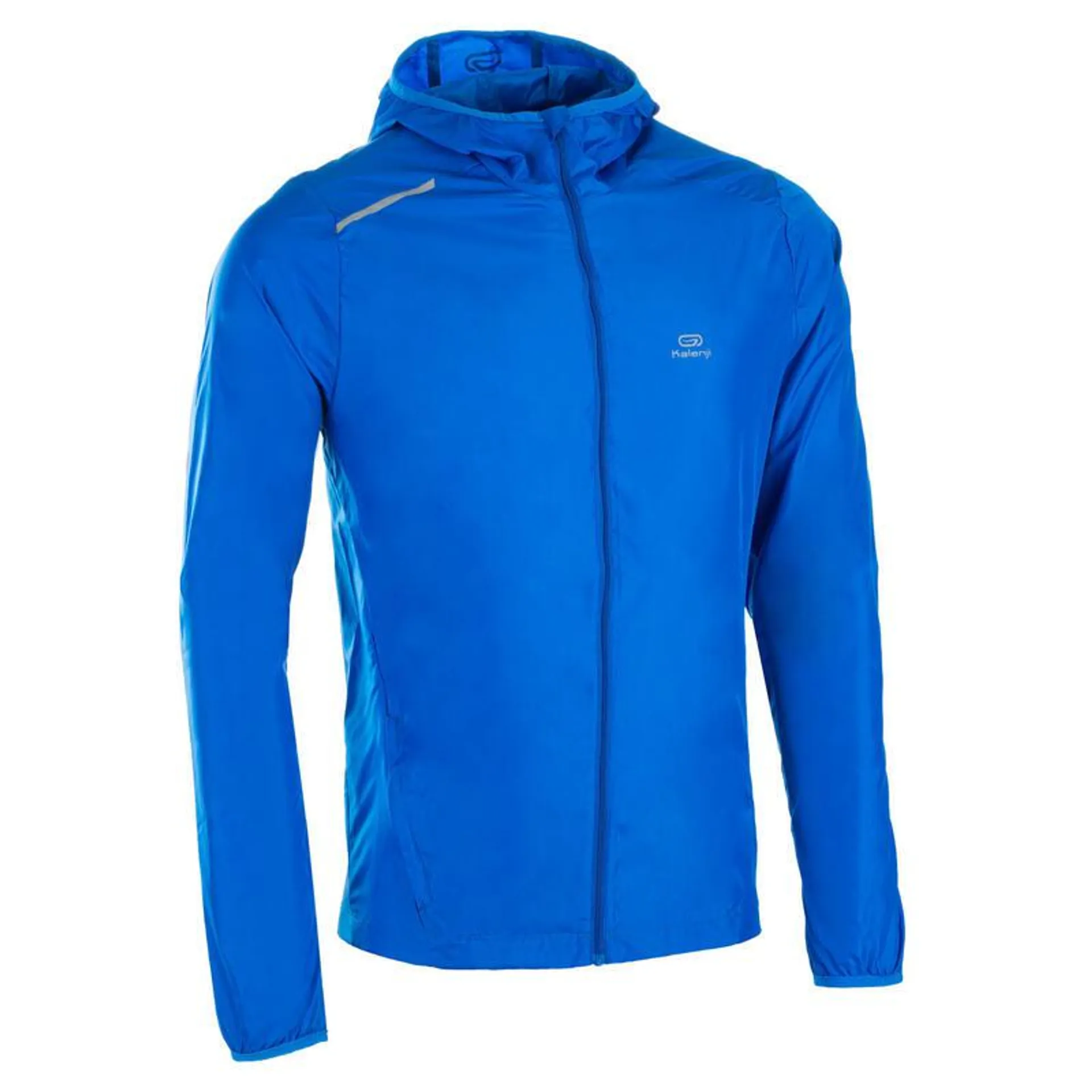 Giacca antivento atletica uomo personalizzabile azzurra