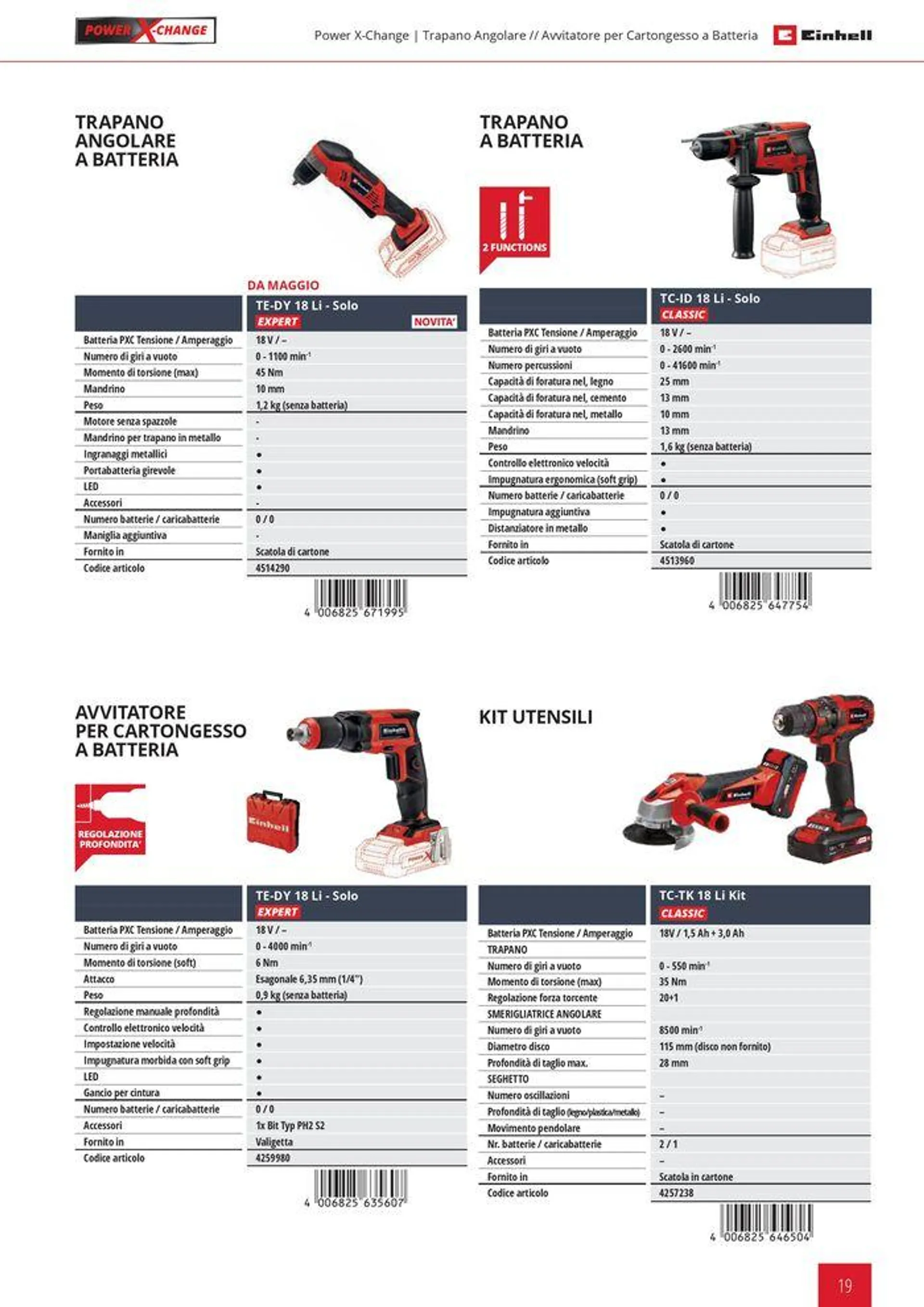 Elettro utensili 2024 da 25 giugno a 31 dicembre di 2024 - Pagina del volantino 19