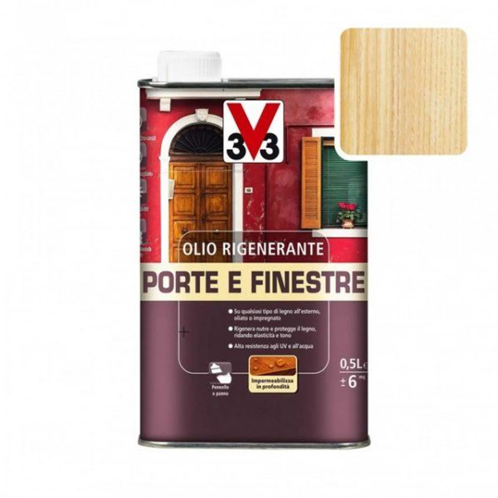 OLIO RIGENERANTE V33 ML 1000 PORTE E FINESTRE