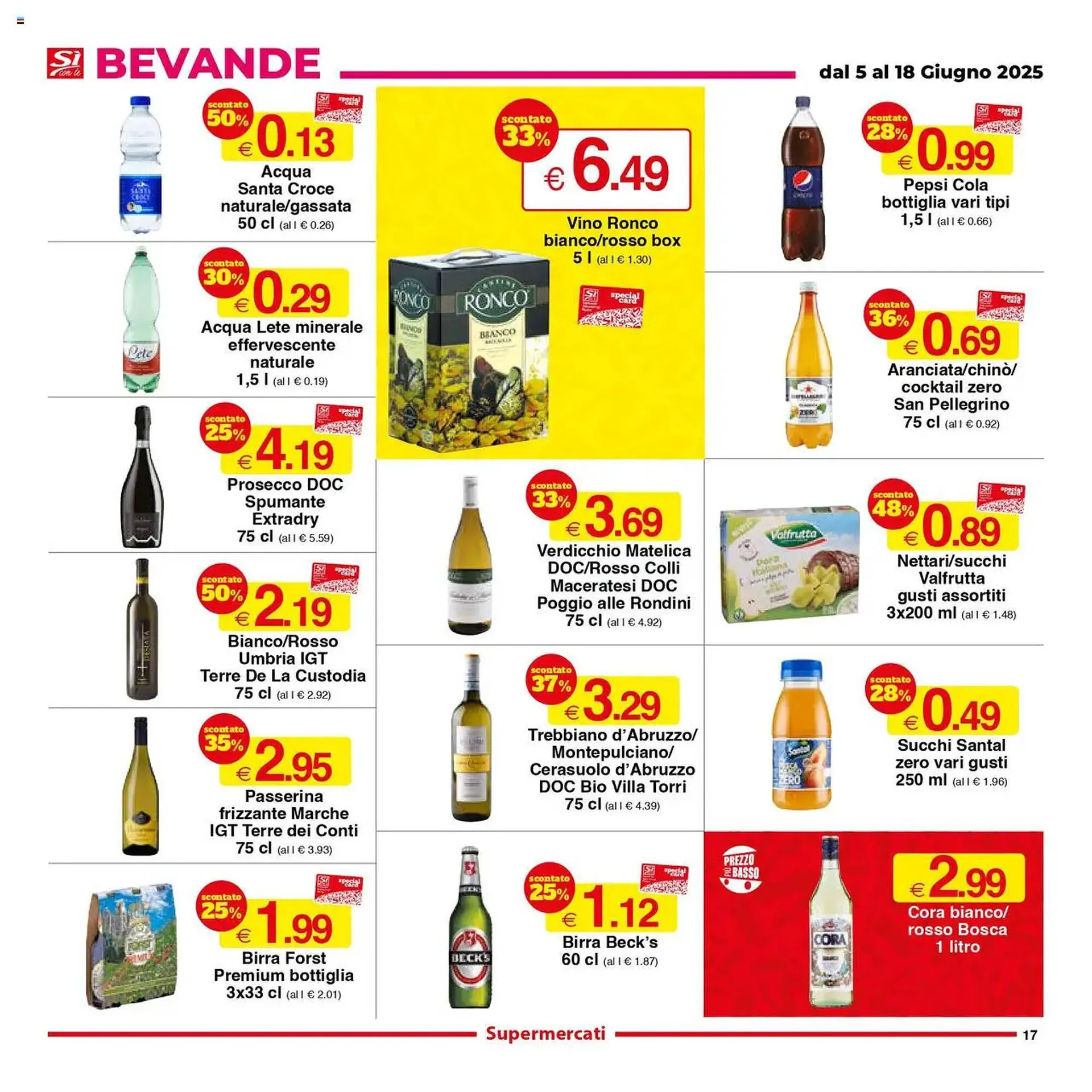 Volantino Sì con te da 5 giugno a 18 giugno di 2025 - Pagina del volantino 17
