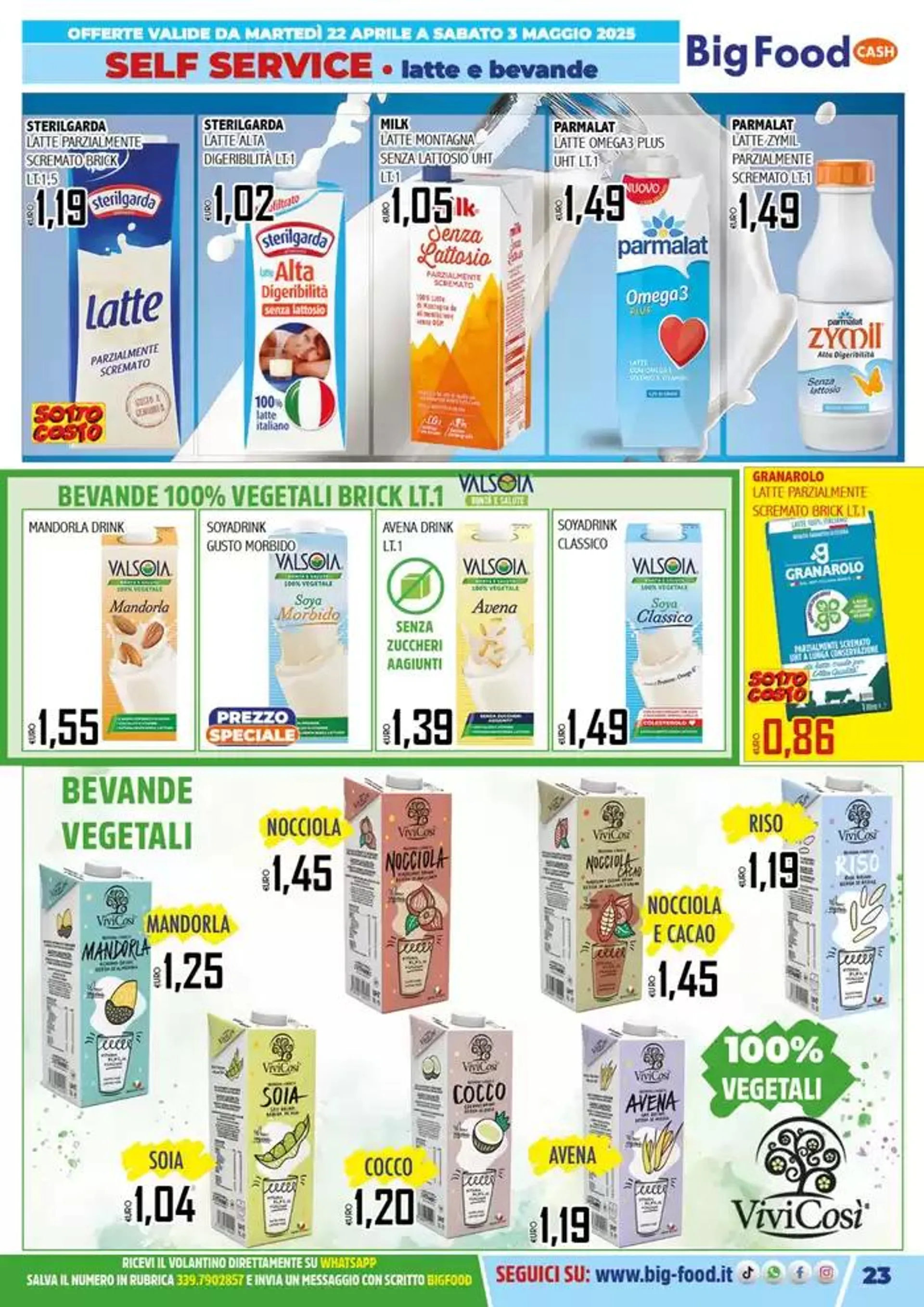 Mega Offerte  da 22 aprile a 3 maggio di 2025 - Pagina del volantino 23