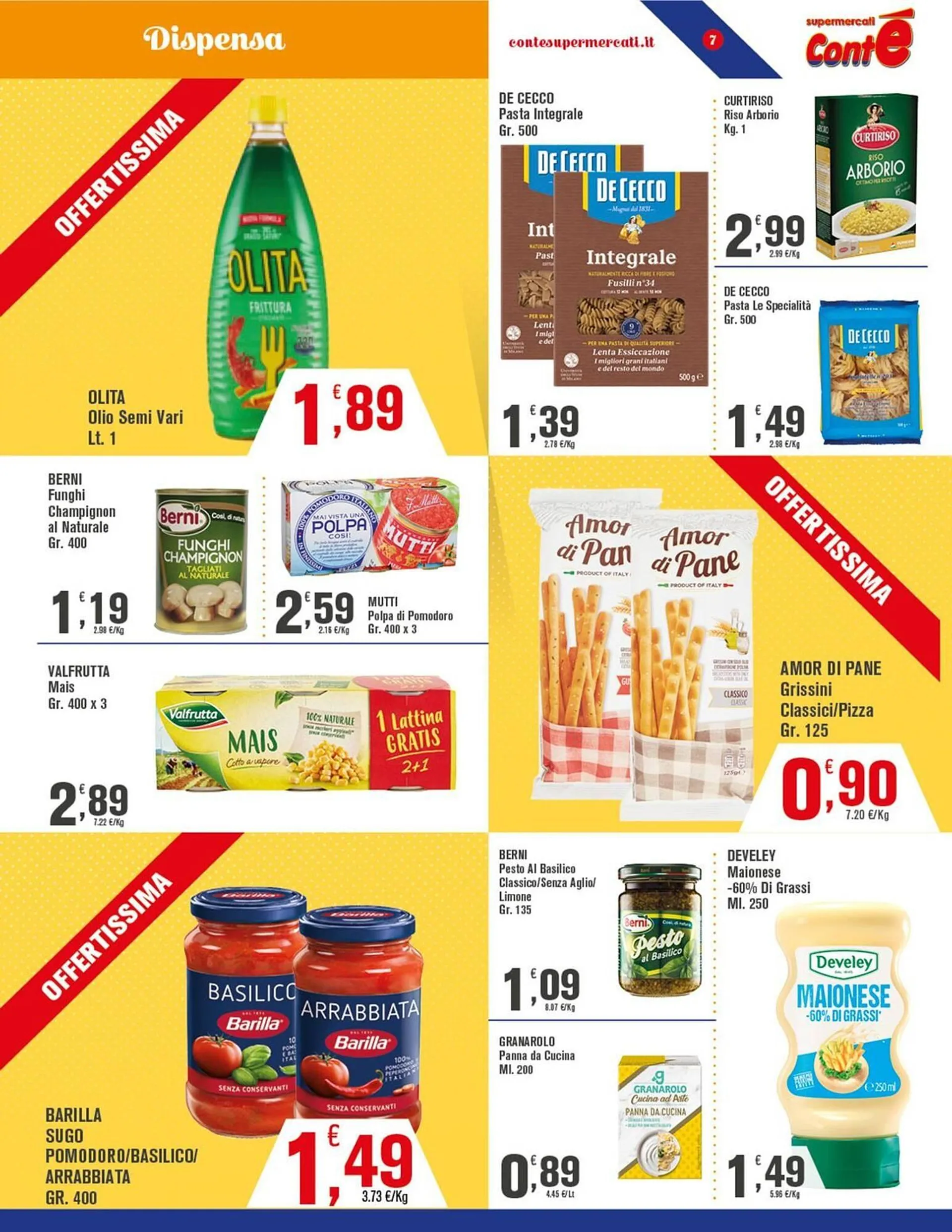 Volantino Conté Supermercati da 29 maggio a 8 giugno di 2025 - Pagina del volantino 7
