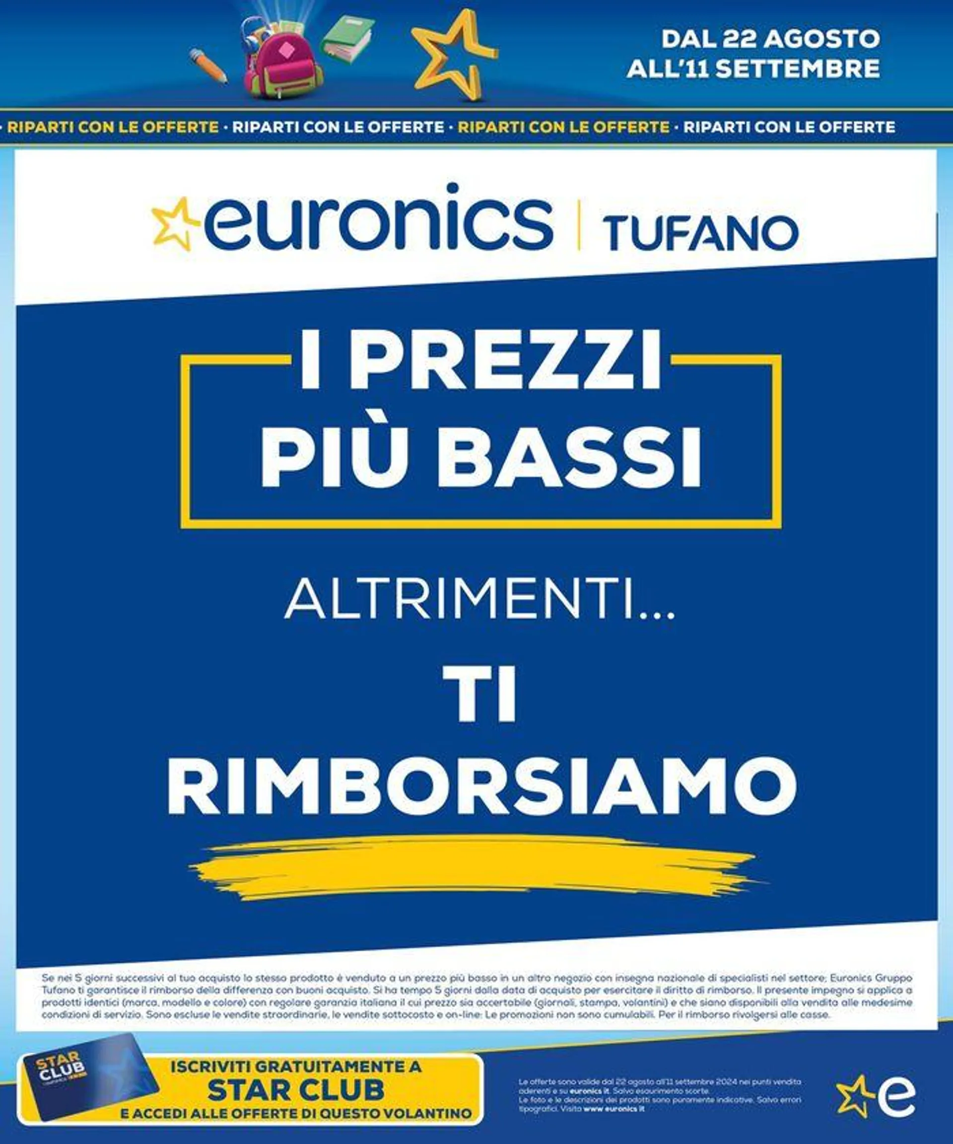 Ritorno a scuola da 22 agosto a 11 settembre di 2024 - Pagina del volantino 11