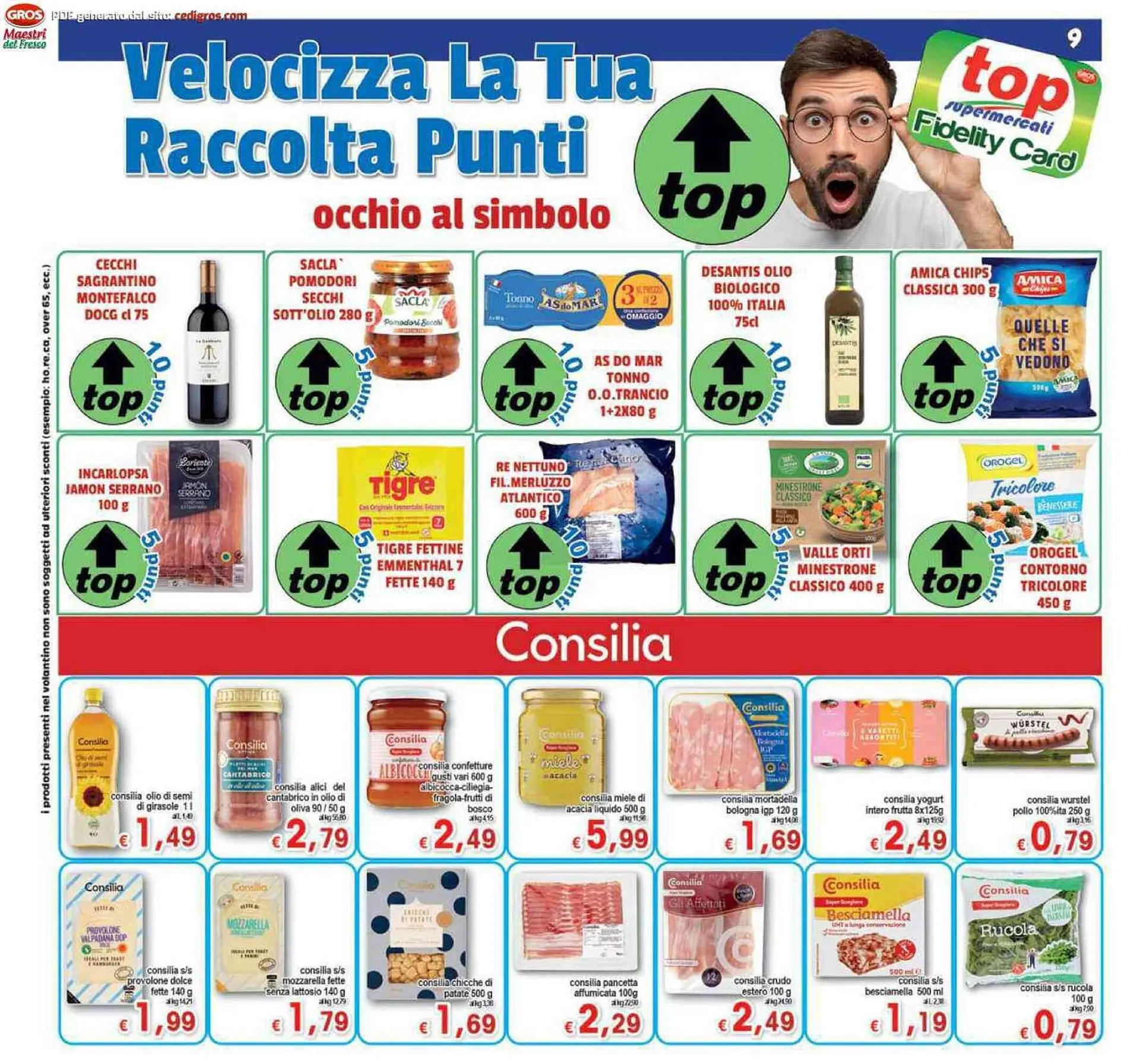 Volantino Top Supermercati da 7 febbraio a 15 febbraio di 2024 - Pagina del volantino 9