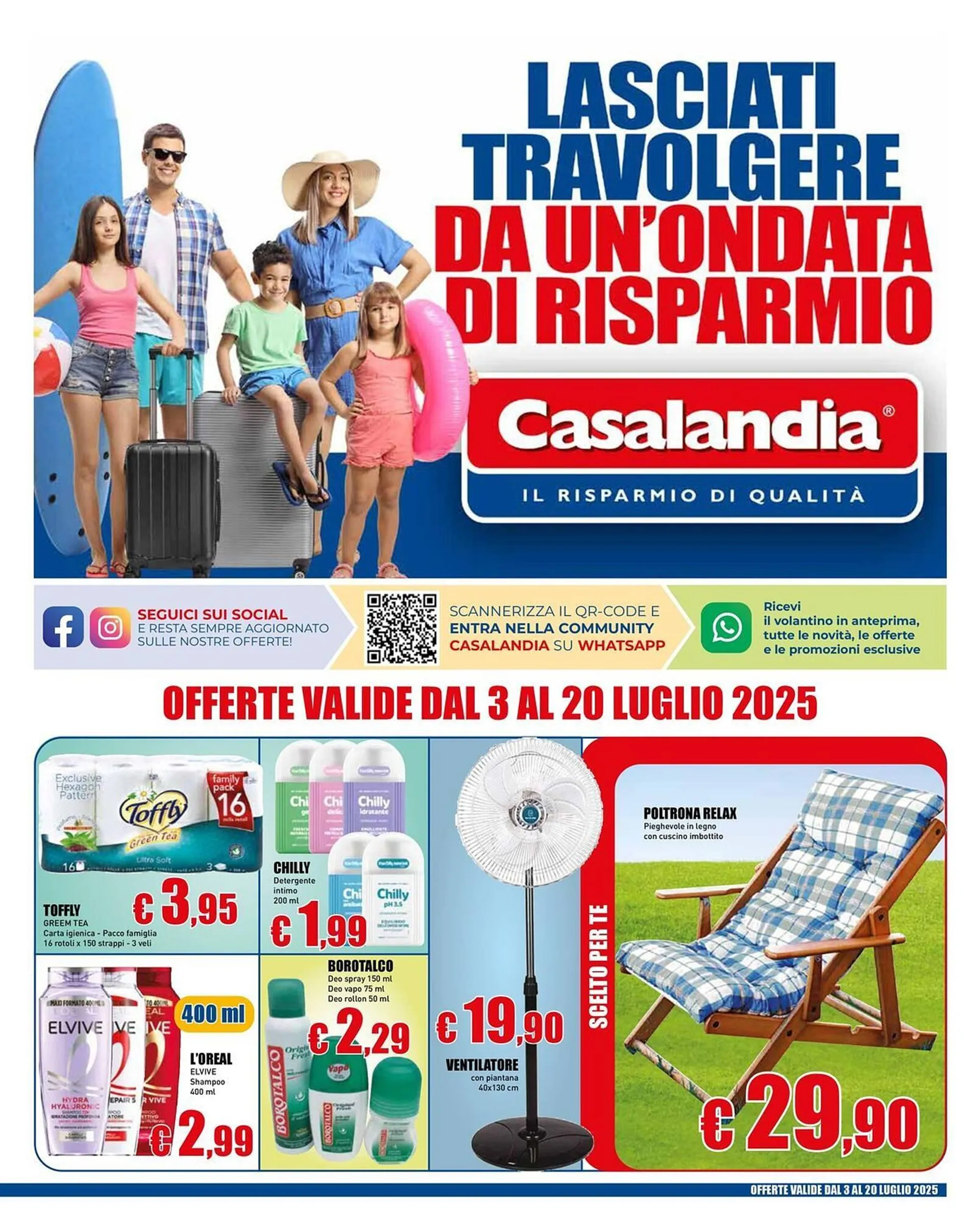 Volantino Casalandia da 3 luglio a 20 luglio di 2025 - Pagina del volantino 1