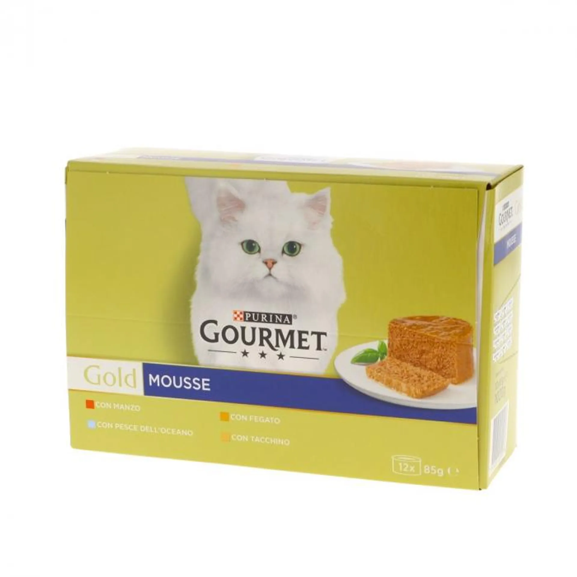 Gourmet Gold Mousse per gatti Pack 12x85g