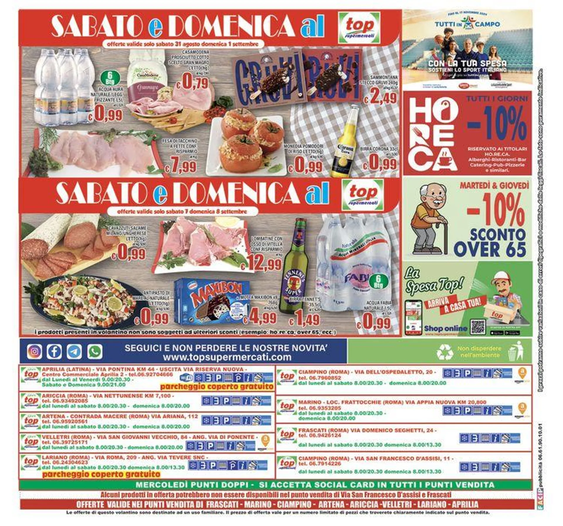 Offerta speciale di Top Supermercati da 30 agosto a 10 settembre di 2024 - Pagina del volantino 20