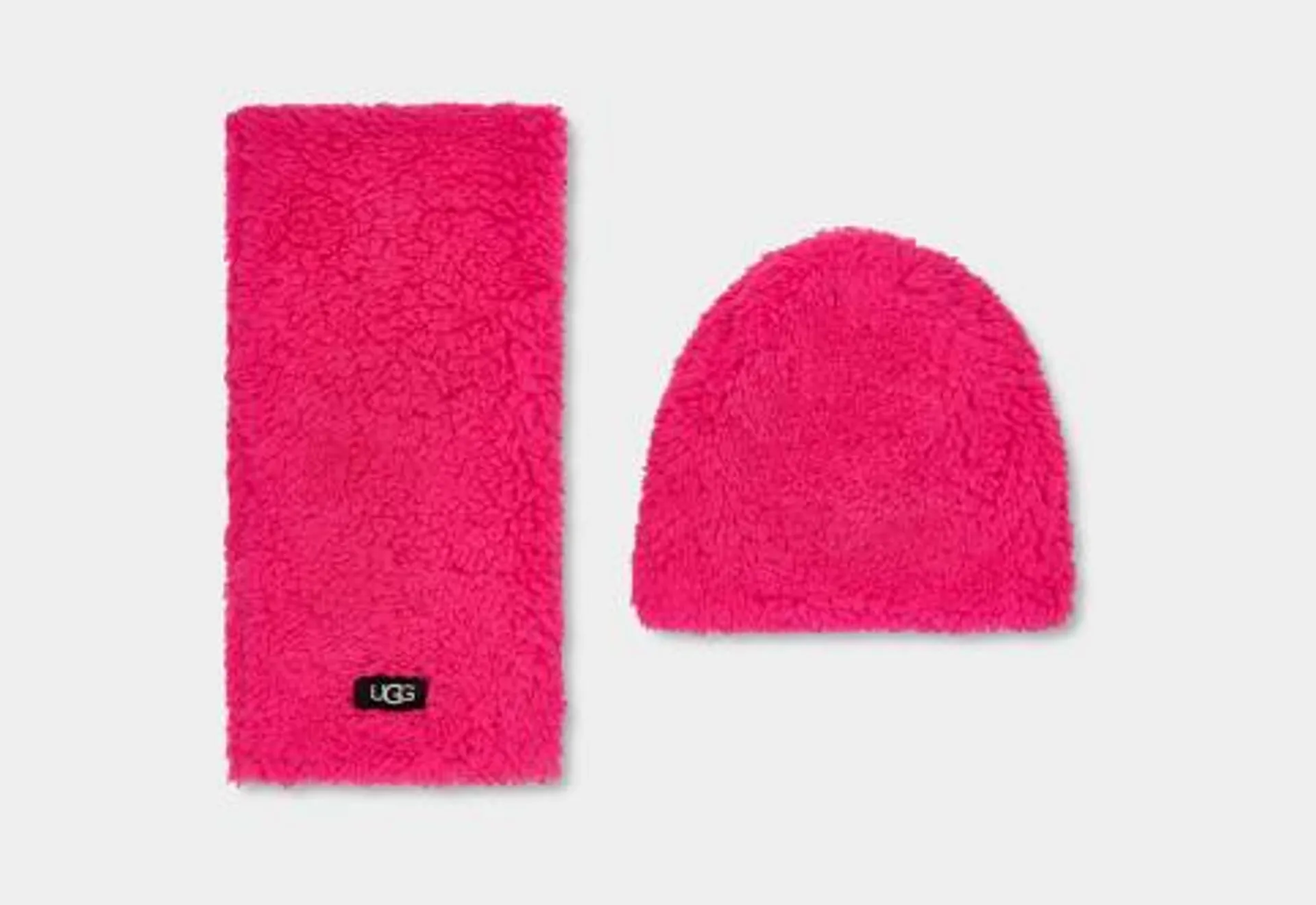 UGGfluff Beanie and Scarf Set