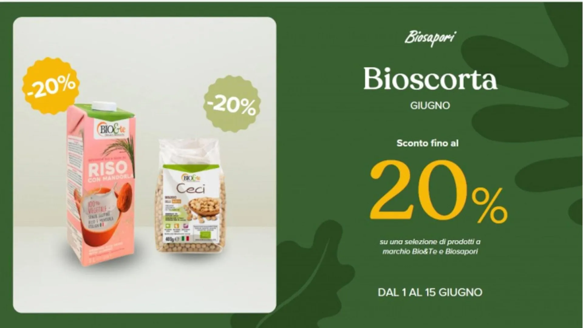 Volantino Biosapori - 1