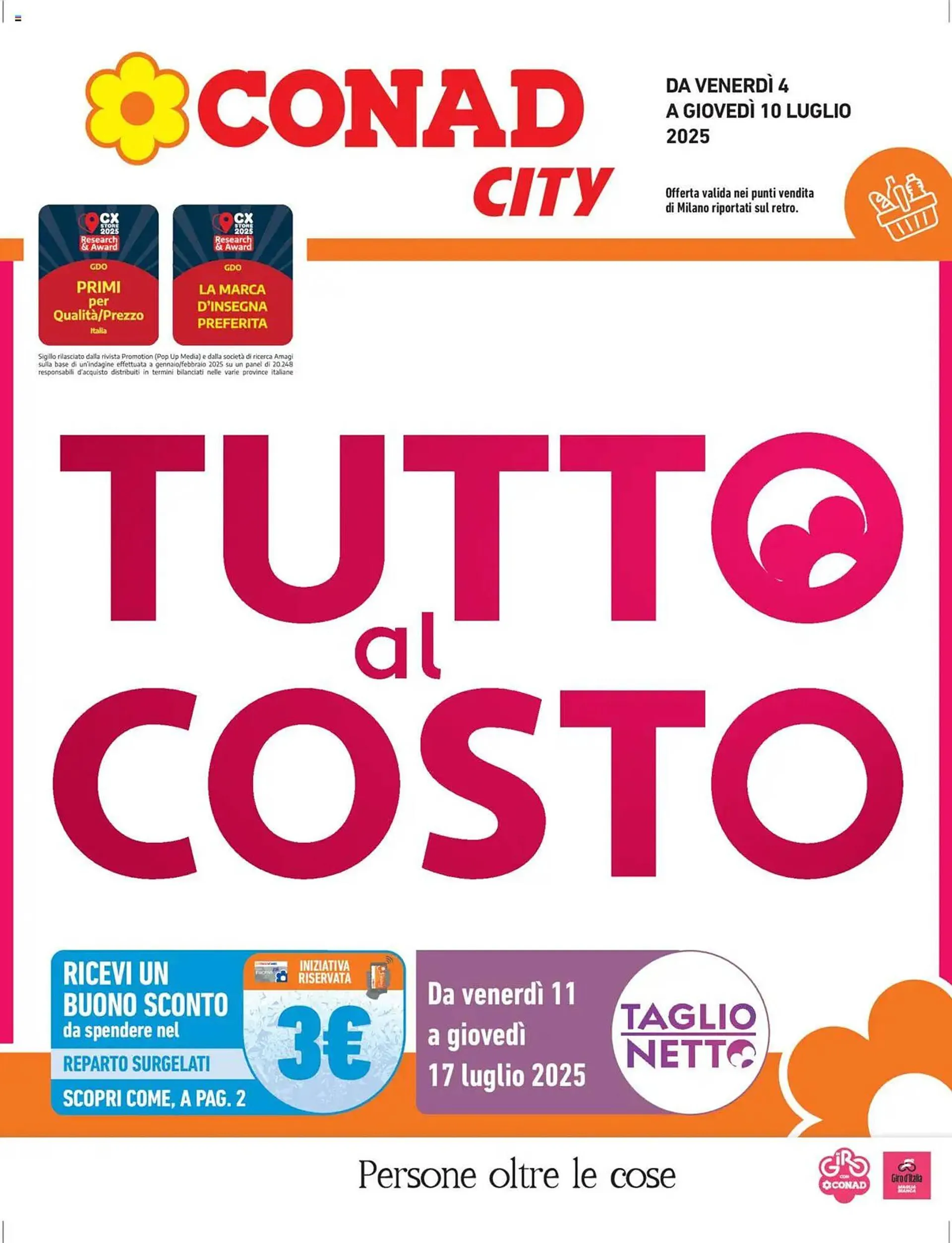 Volantino Conad da 4 luglio a 10 luglio di 2025 - Pagina del volantino 1