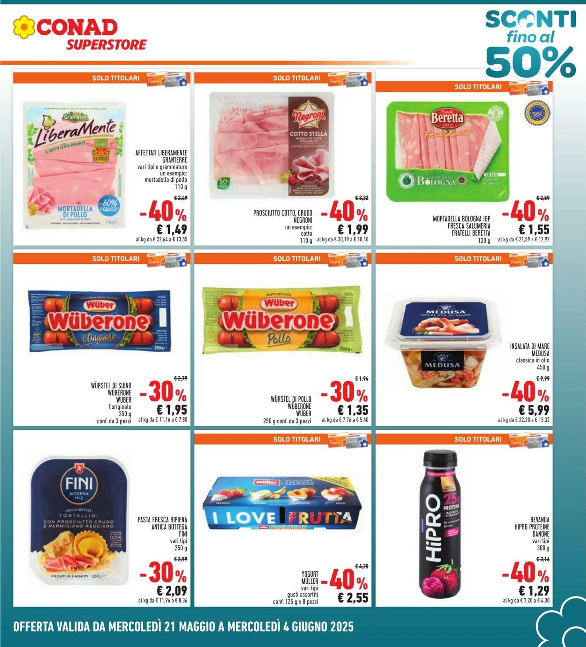 Conad - Spazio - Roma Volantino attuale da 21 maggio a 4 giugno di 2025 - Pagina del volantino 3