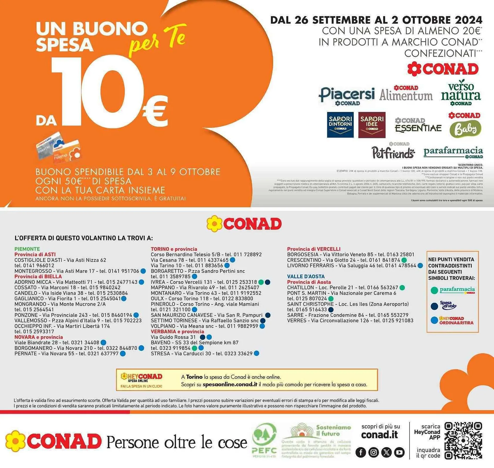 Volantino Conad da 19 settembre a 2 ottobre di 2024 - Pagina del volantino 24