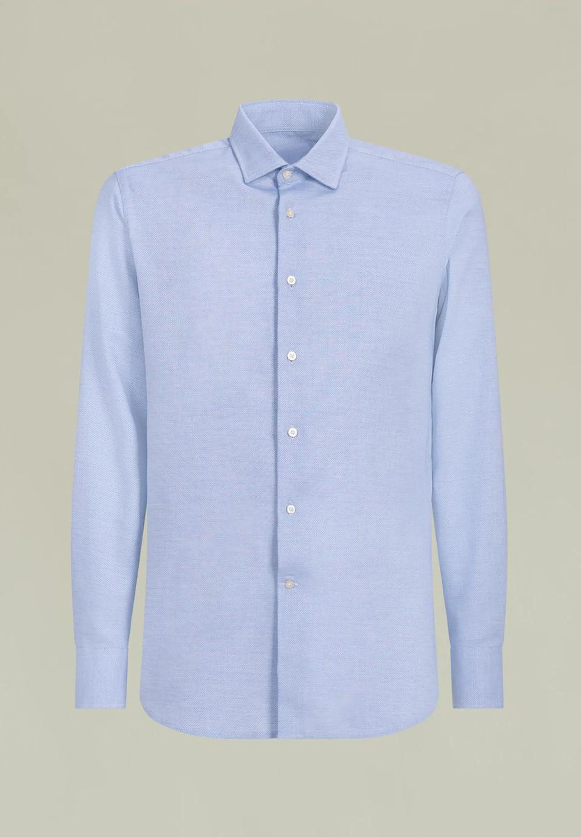 Camicia azzurra nido-ape Slim