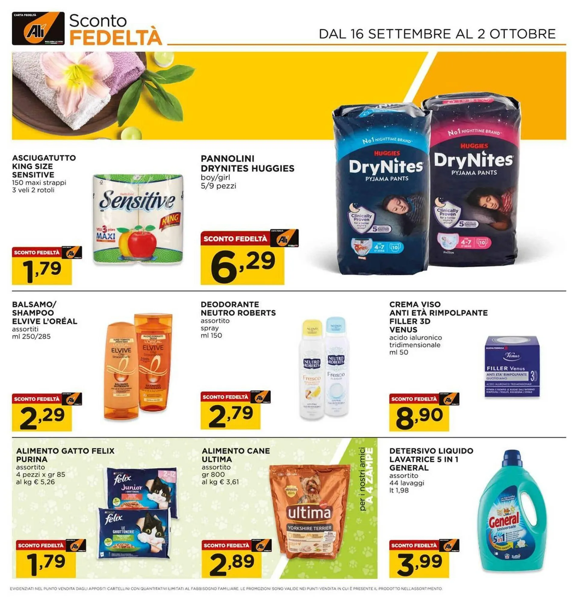 Volantino Alì Supermercati da 16 settembre a 2 ottobre di 2024 - Pagina del volantino 15