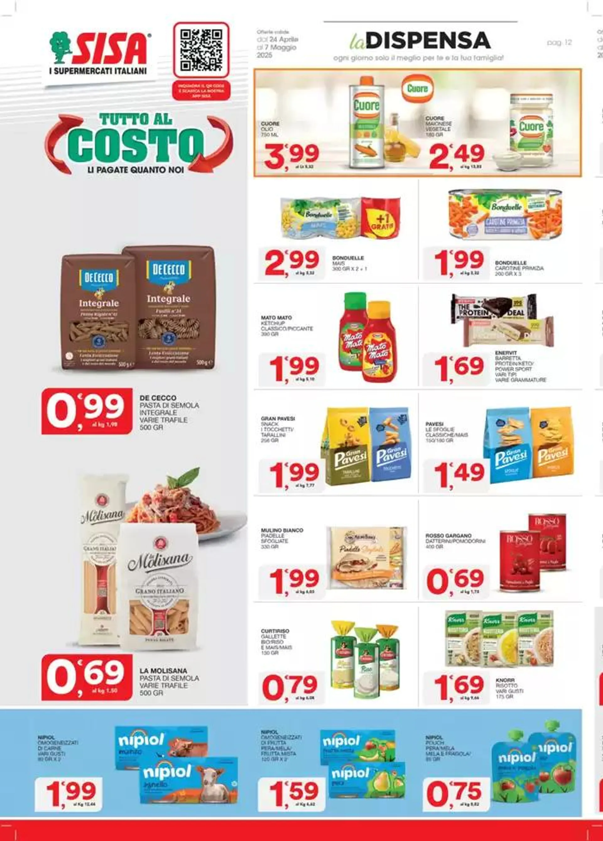 Tutto al costo da 24 aprile a 9 maggio di 2025 - Pagina del volantino 12
