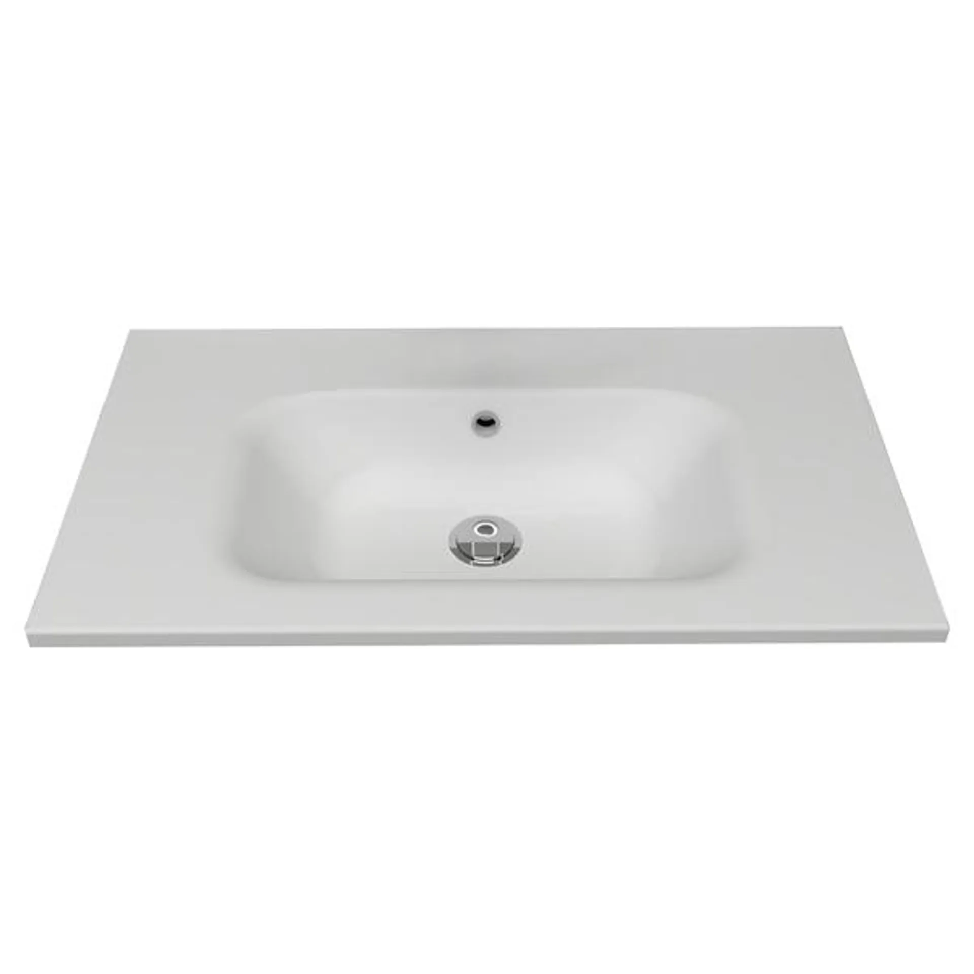 Lavabo incasso venus fashion una vasca in mineralmarmo bianco 81x2x46 cm (lxhxp)