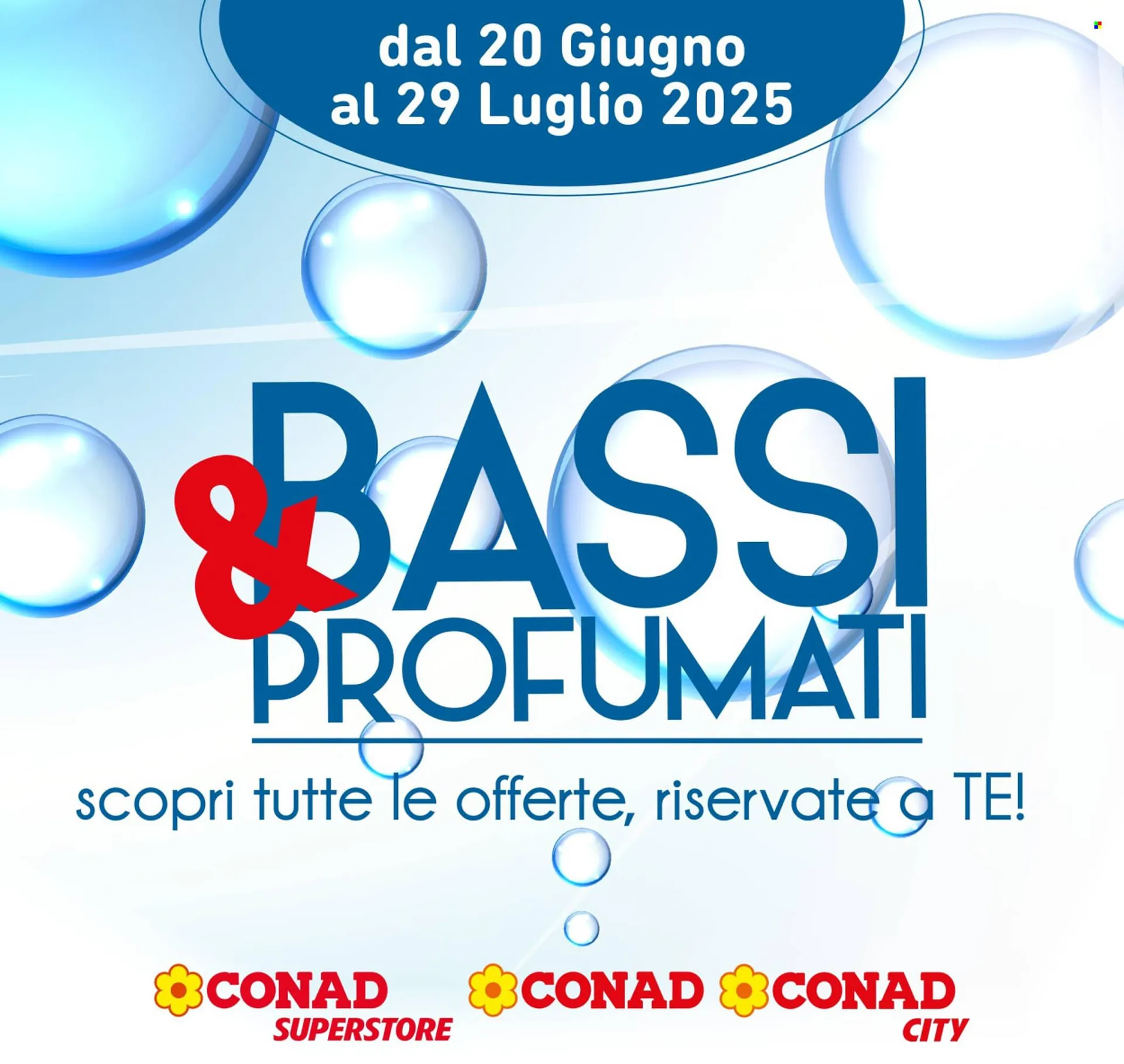 Volantino Conad da 20 giugno a 29 luglio di 2025 - Pagina del volantino 1