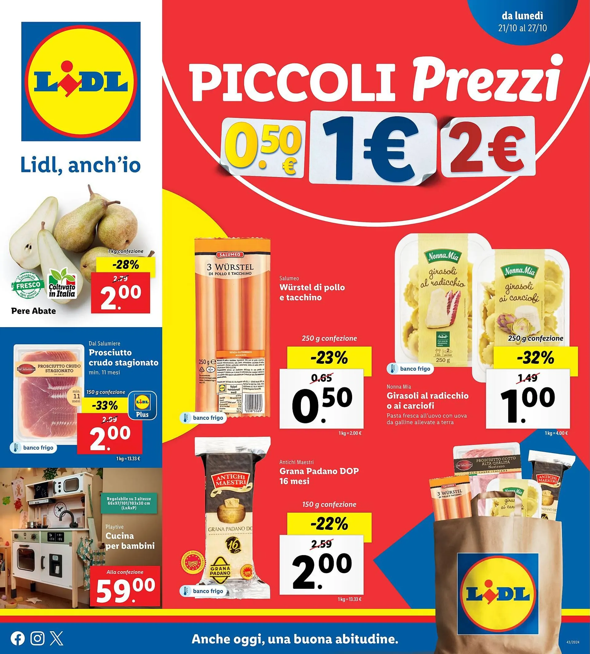 Volantino Lidl da 21 ottobre a 27 ottobre di 2024 - Pagina del volantino 1