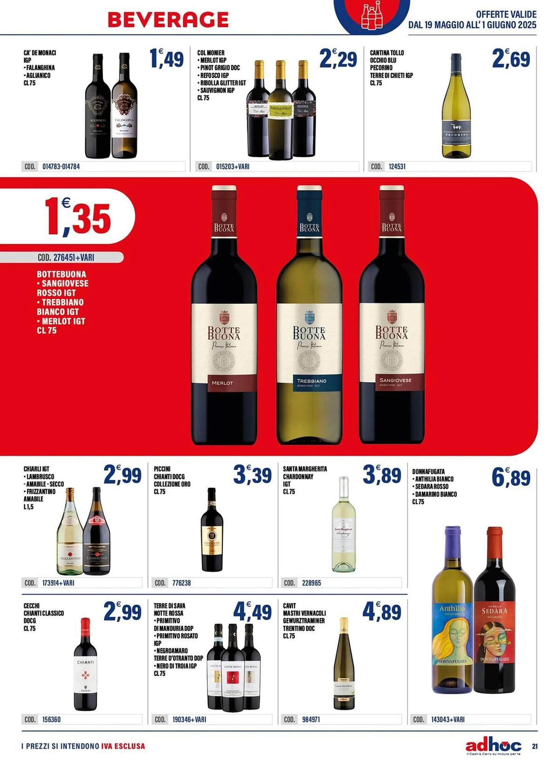 Volantino Adhoc da 19 maggio a 1 giugno di 2025 - Pagina del volantino 21