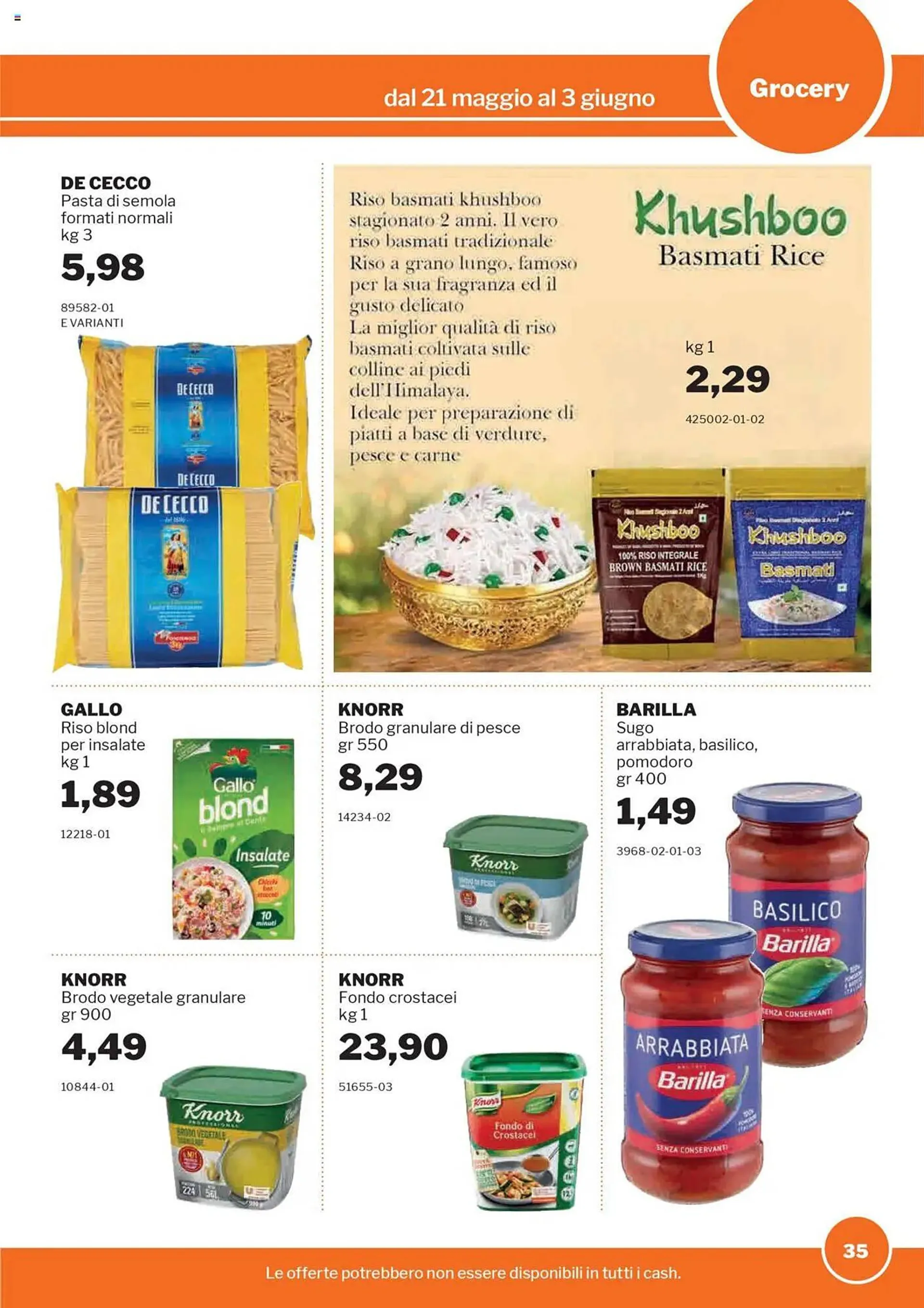 Volantino GrosMarket da 21 maggio a 3 giugno di 2025 - Pagina del volantino 35