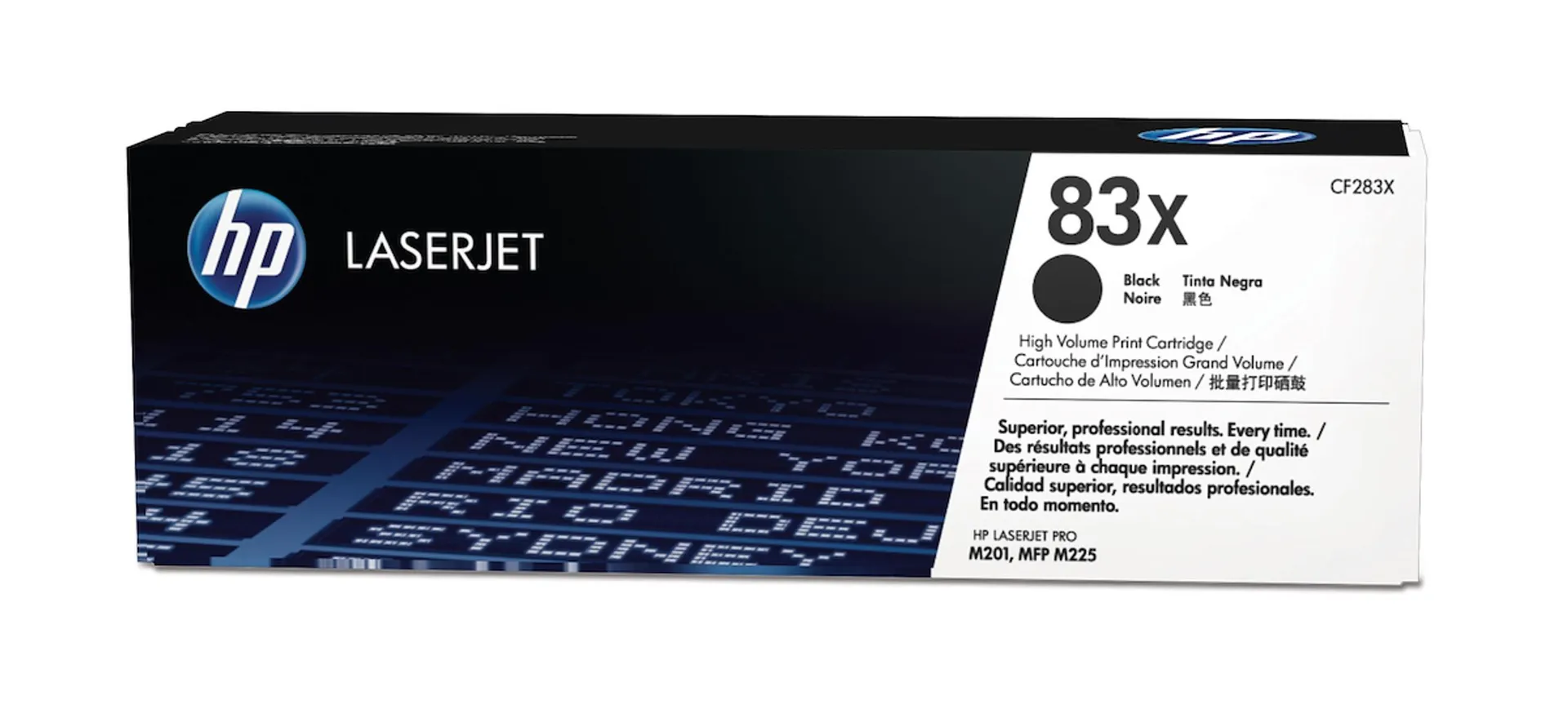 HP - HP 83X CF283X Cartuccia Toner Originale ad Alta Capacità, Compatibile con Stampanti LaserJet, Nero